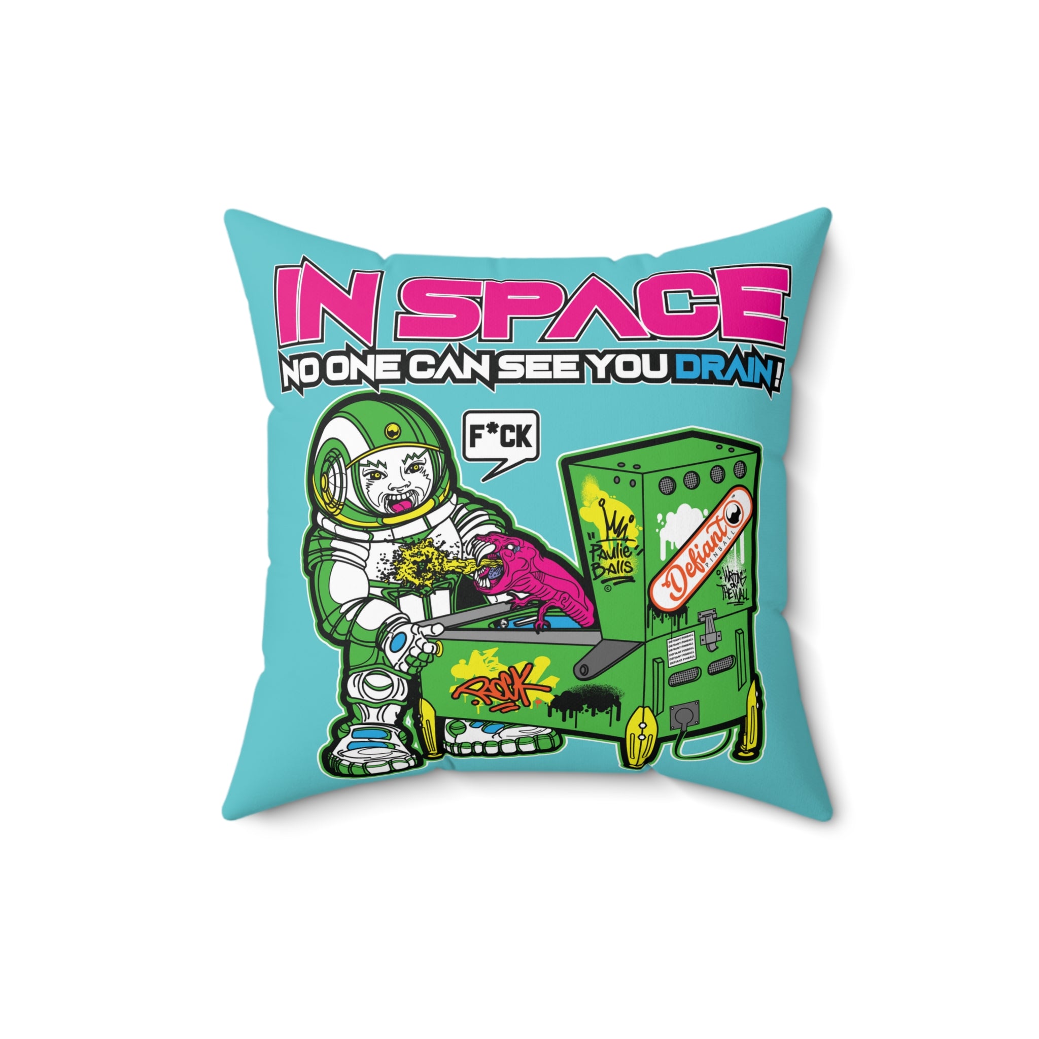 IN SPACE - Spun Polyester Square Pillow