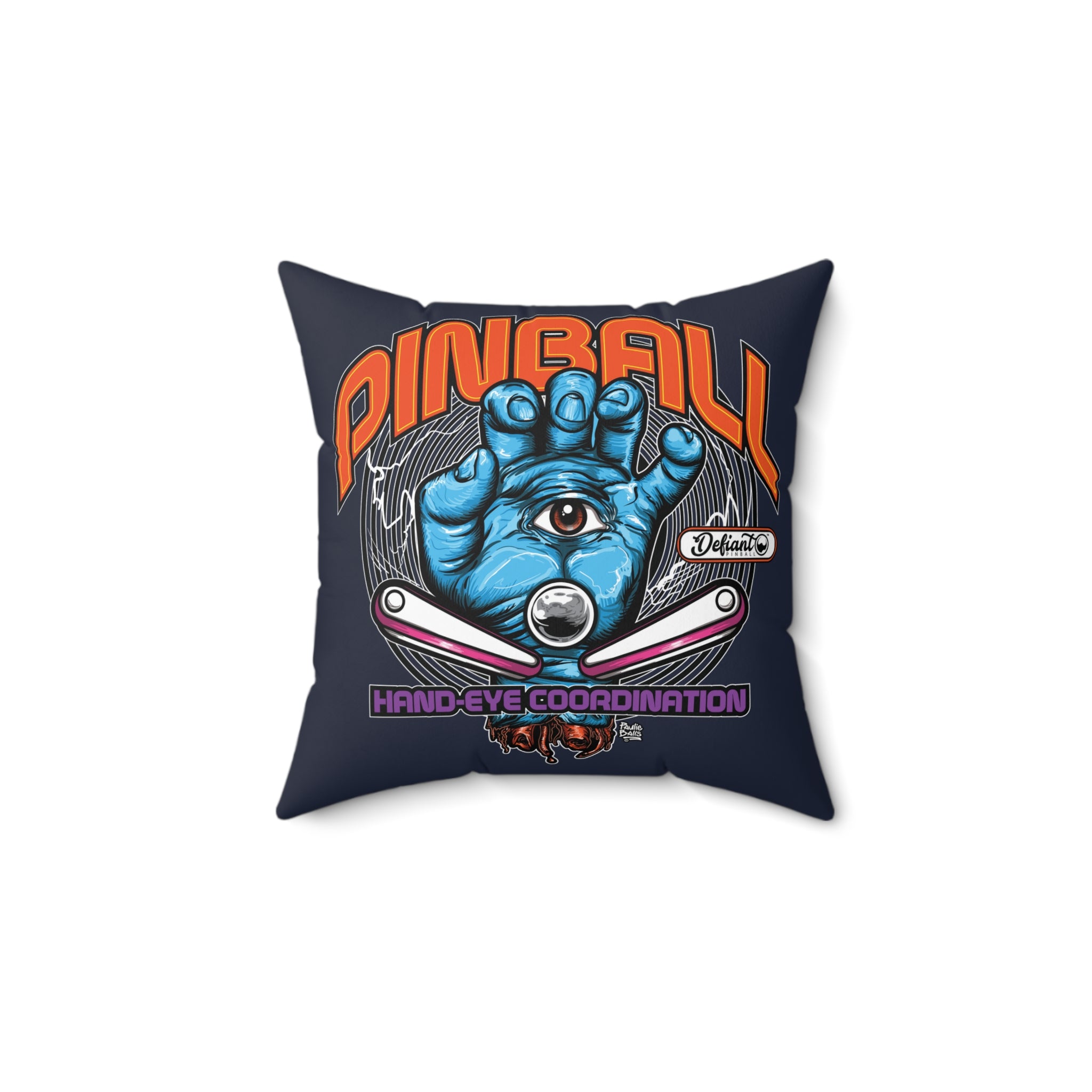 HAND - EYE COORDINATION - Spun Polyester Square Pillow