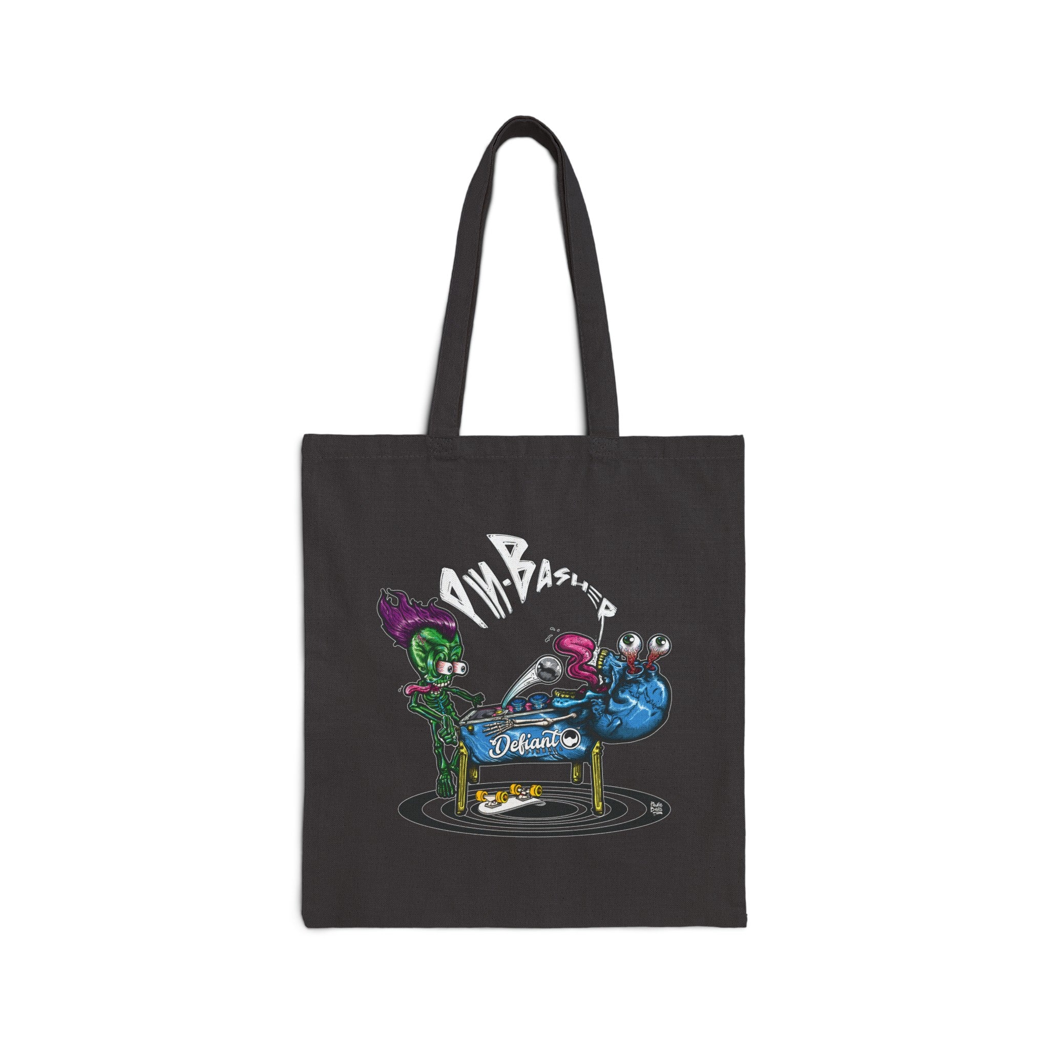 PIN - BASHER - Cotton Canvas Tote Bag