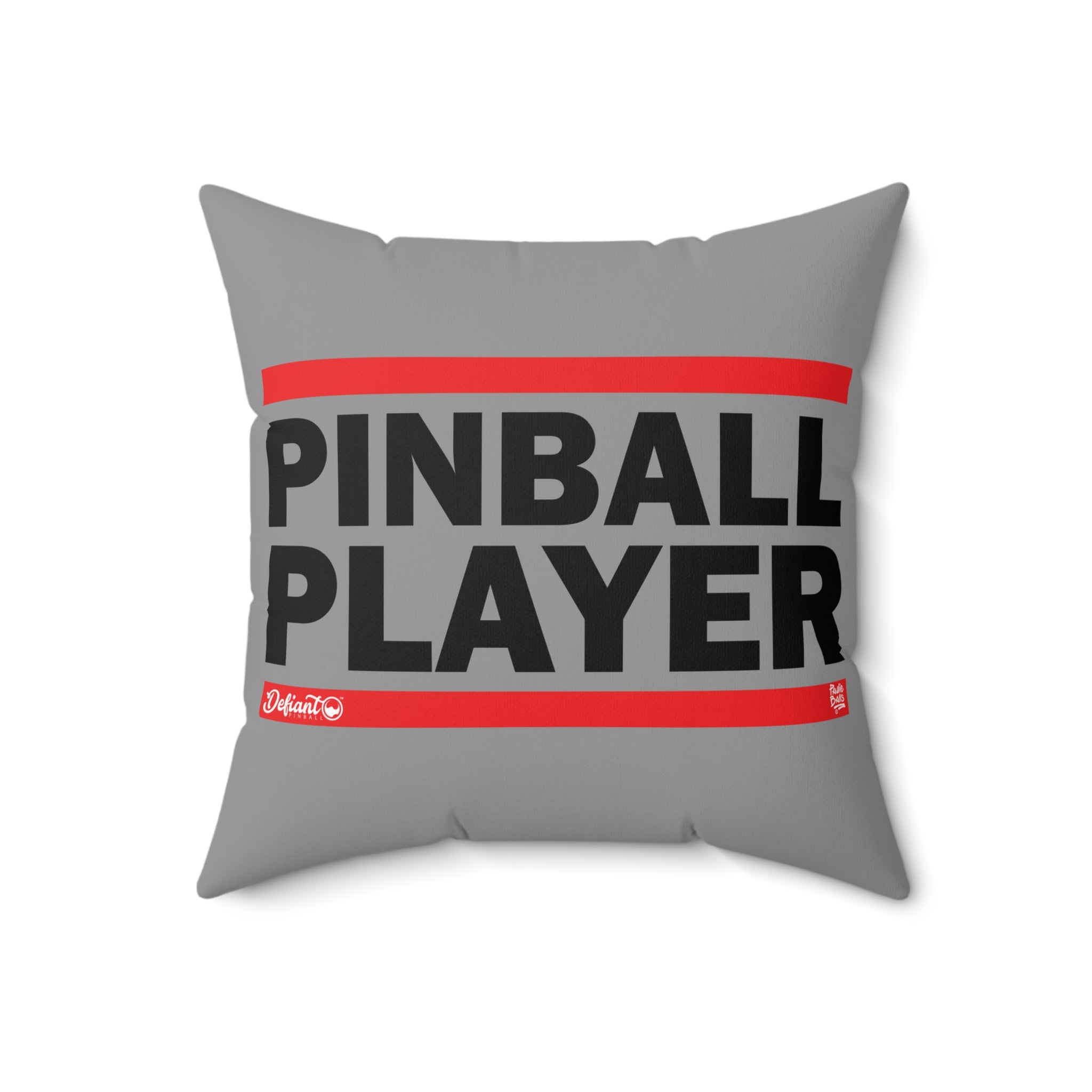 PINBALL PLAYER - Spun Polyester Square Pillow