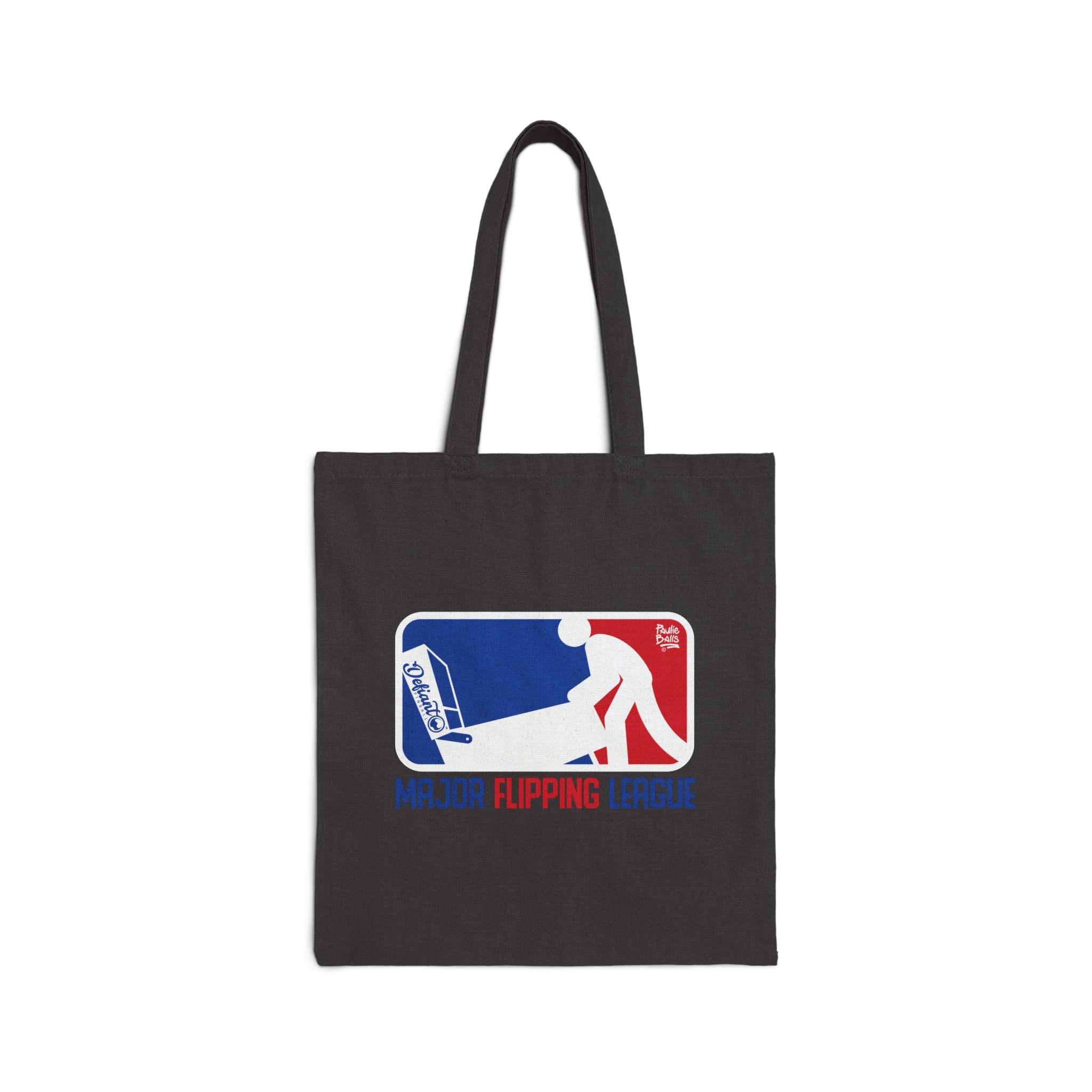 MAJOR FLIPPING LEAGUE - Cotton Canvas Tote Bag