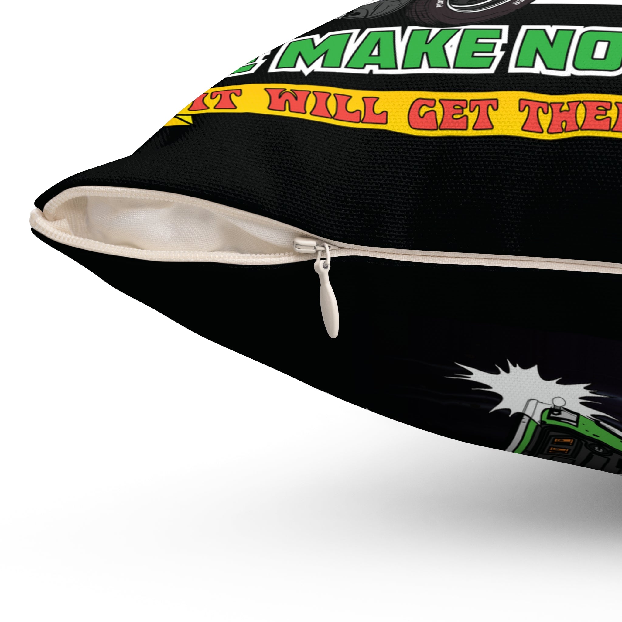 Pinball Delivery No Guarantee - Spun Polyester Square Pillow