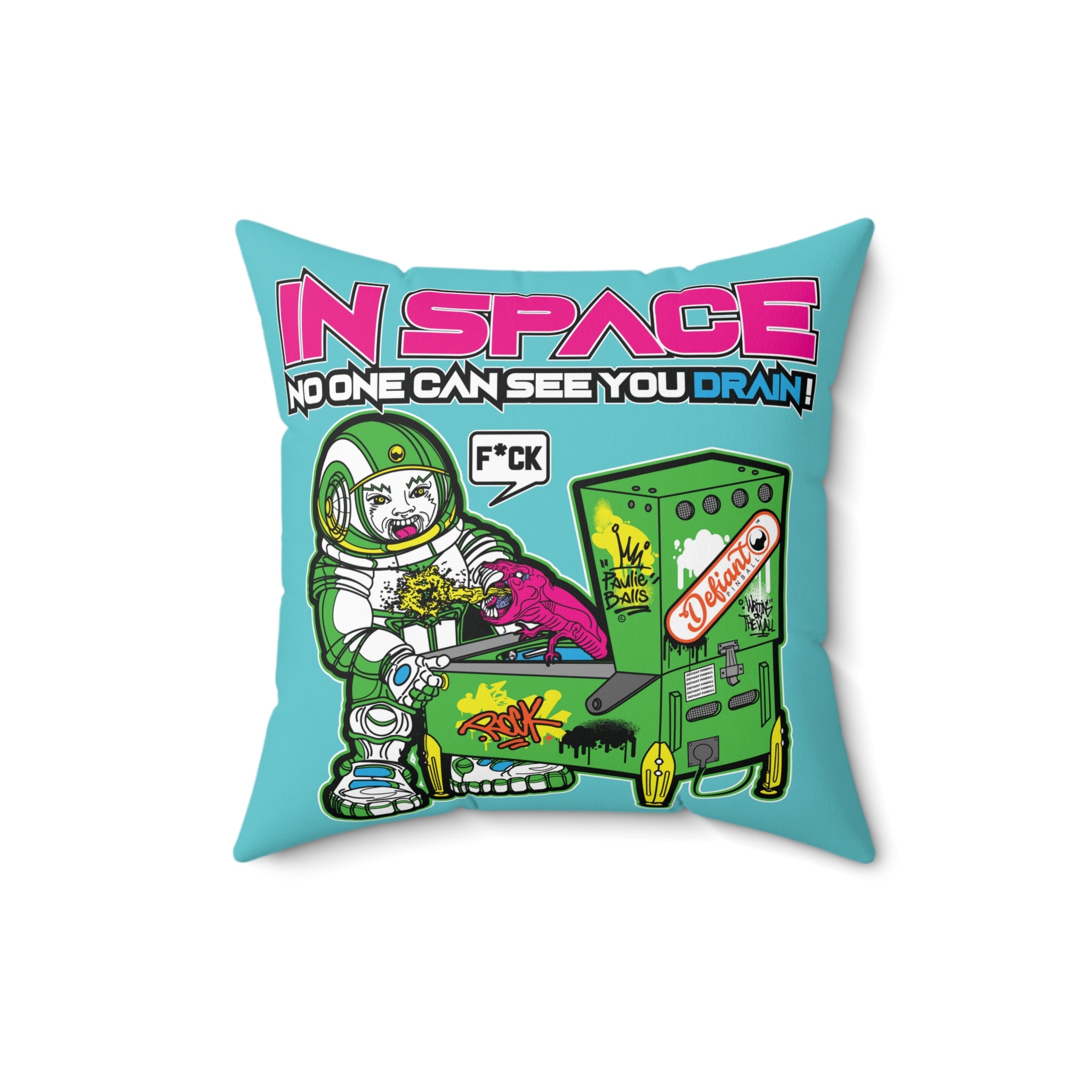 IN SPACE - Spun Polyester Square Pillow