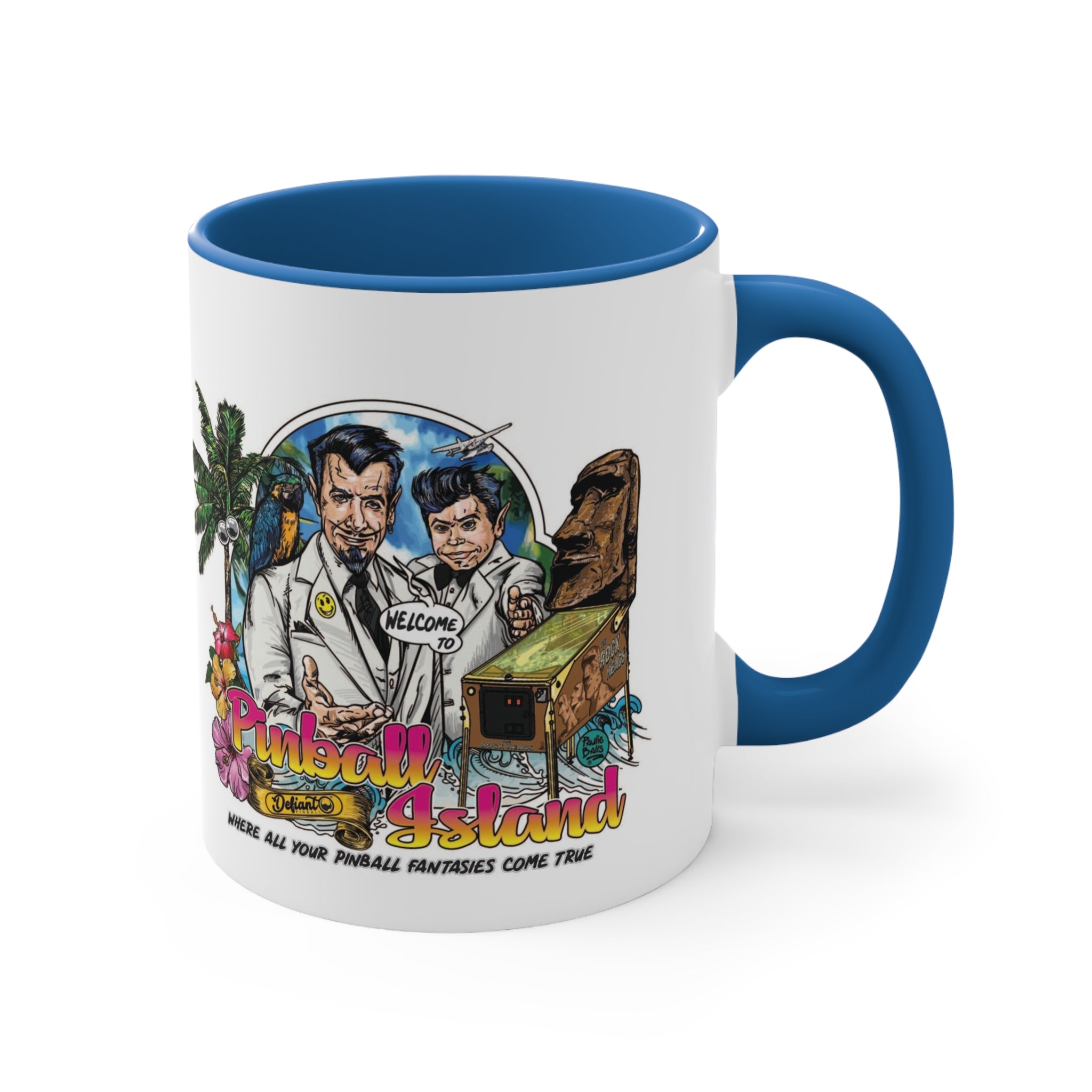 Pinball Island - Accent Coffee Mug, 11oz