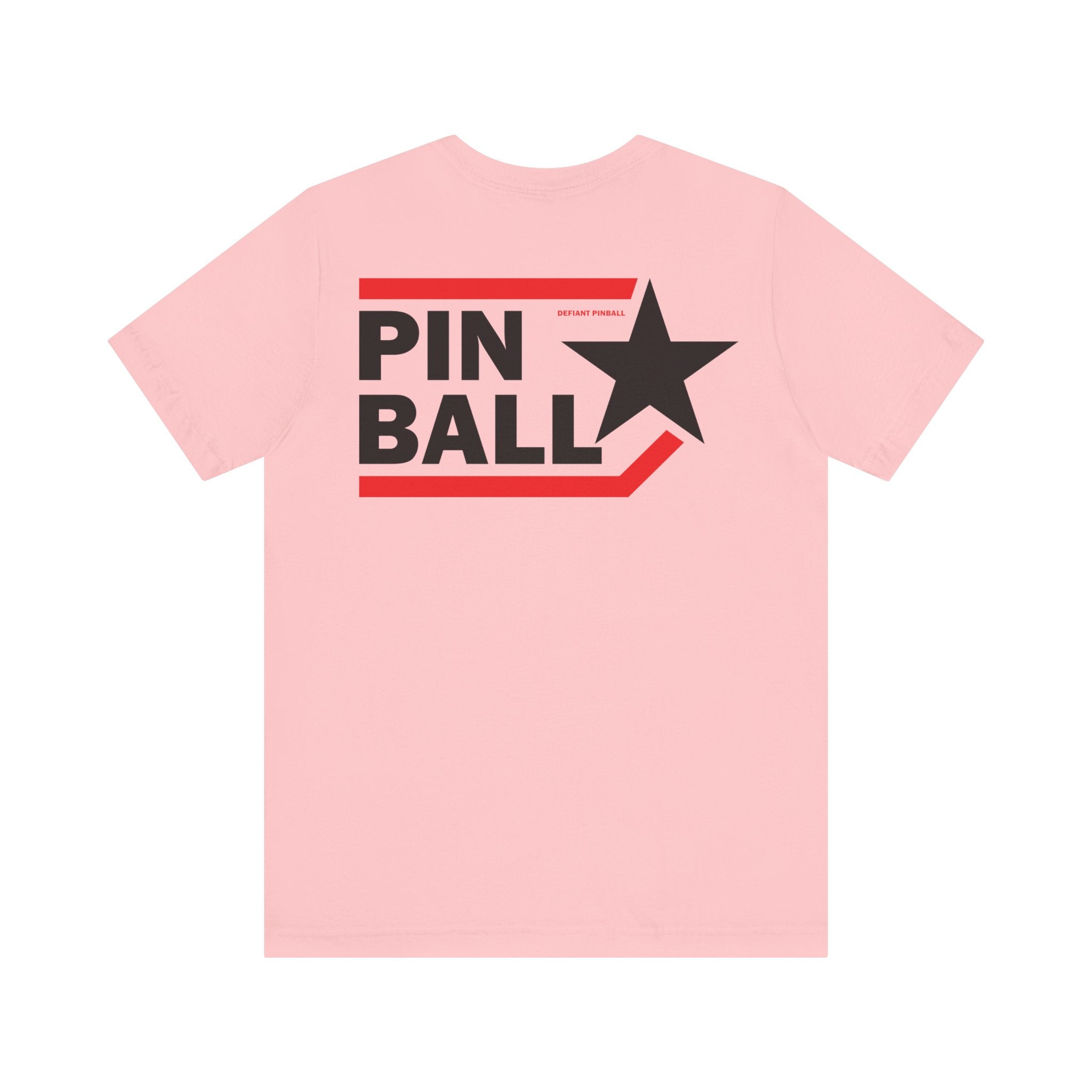 PINBALL Star - Front & Back Print Unisex Jersey Short Sleeve Tee