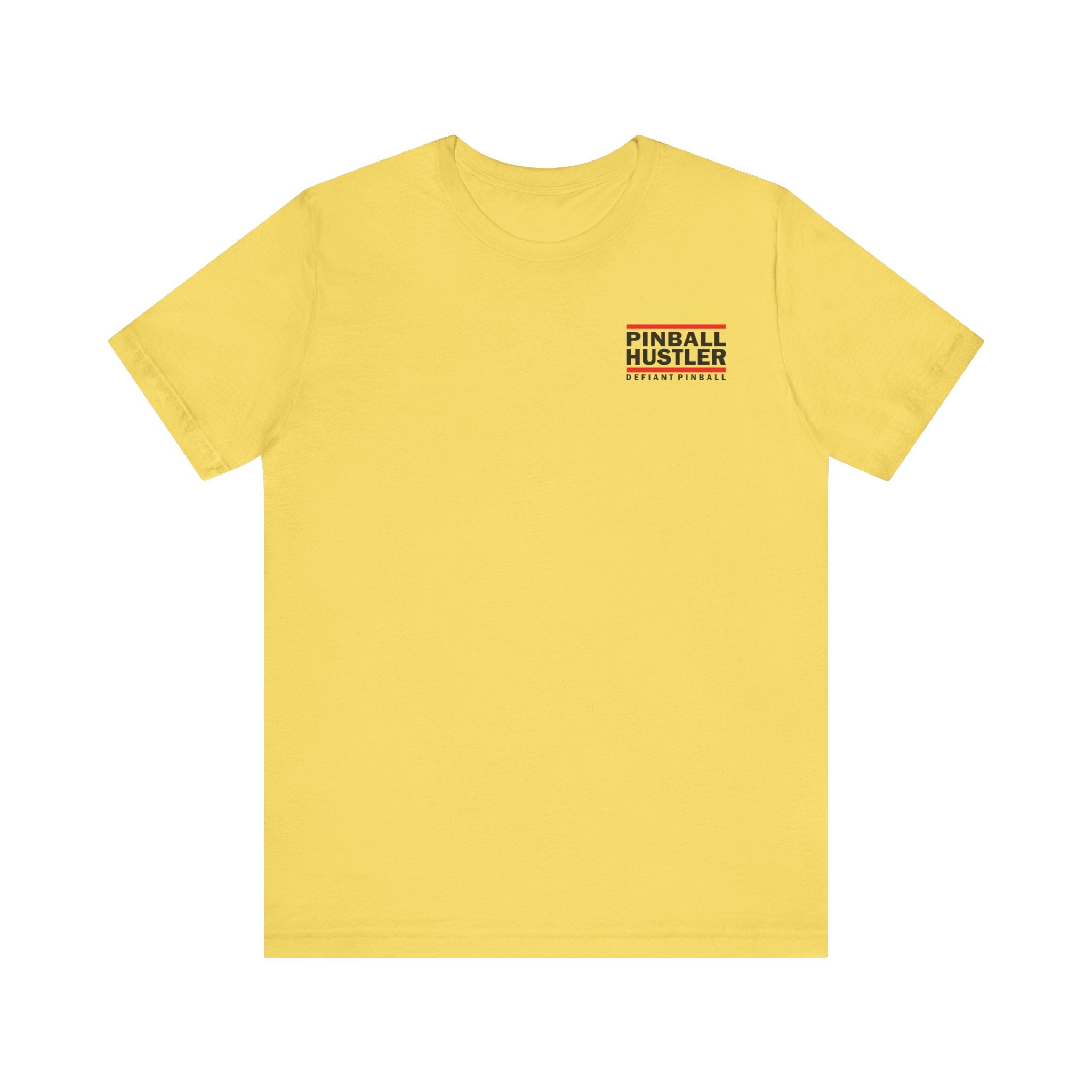 PINBALL HUSTLER - Front & Back Print Unisex Jersey Short Sleeve Tee