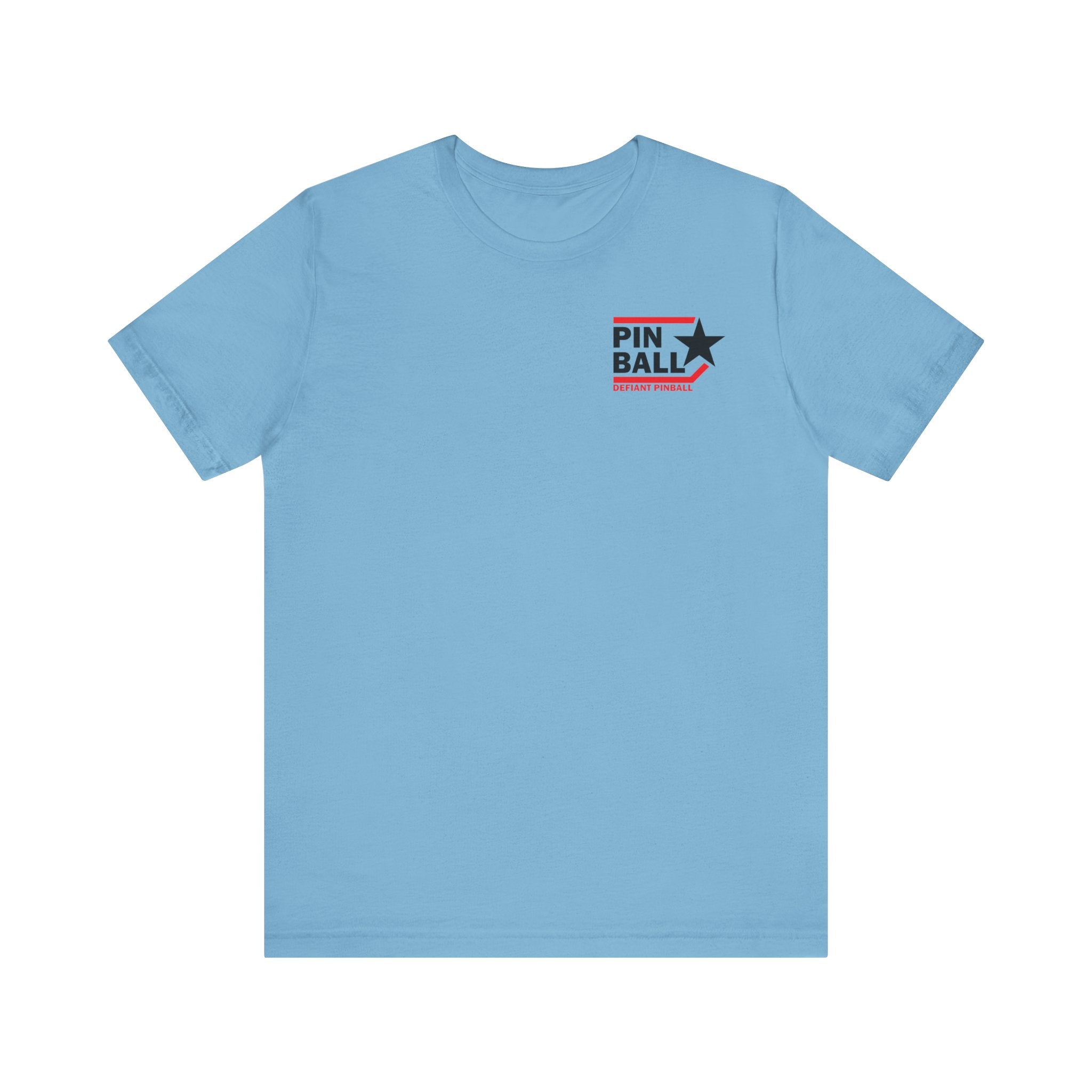 PINBALL Star - Front & Back Print Unisex Jersey Short Sleeve Tee