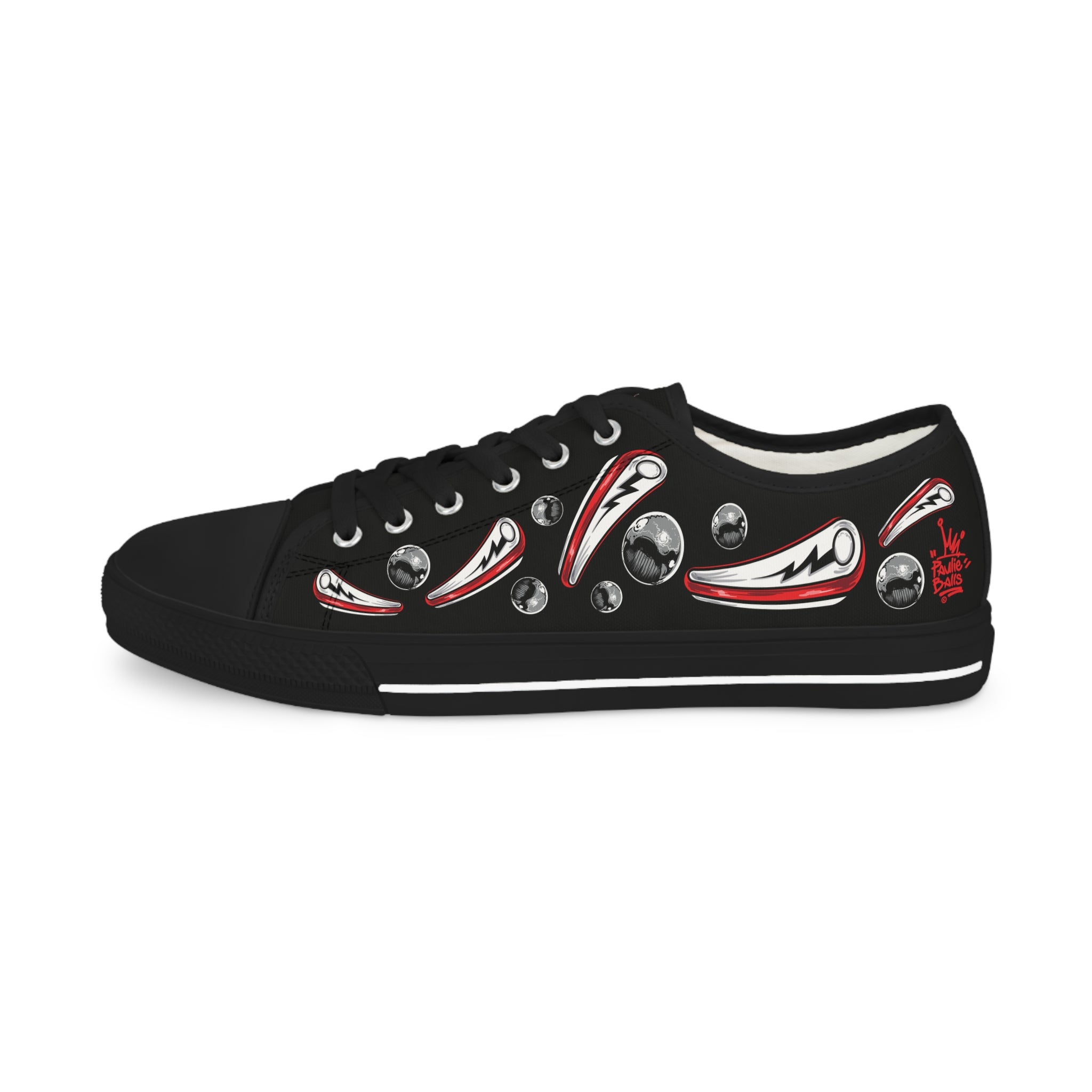 Flipper & Balls - Men's Low Top Sneakers
