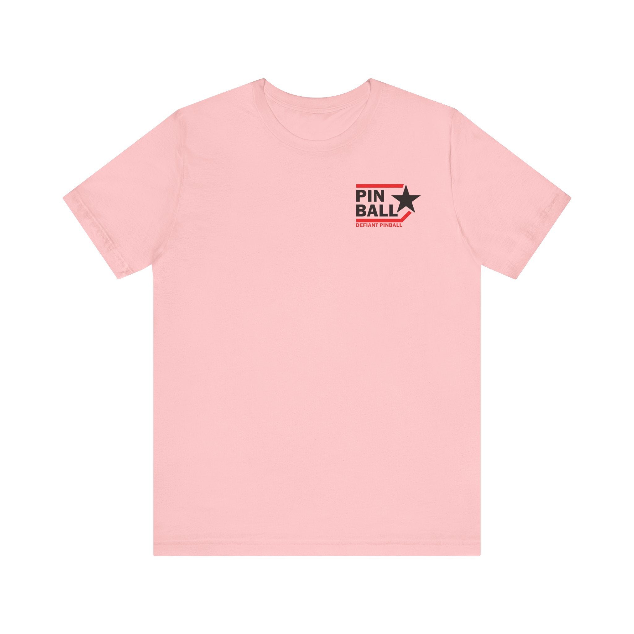 PINBALL Star - Front & Back Print Unisex Jersey Short Sleeve Tee
