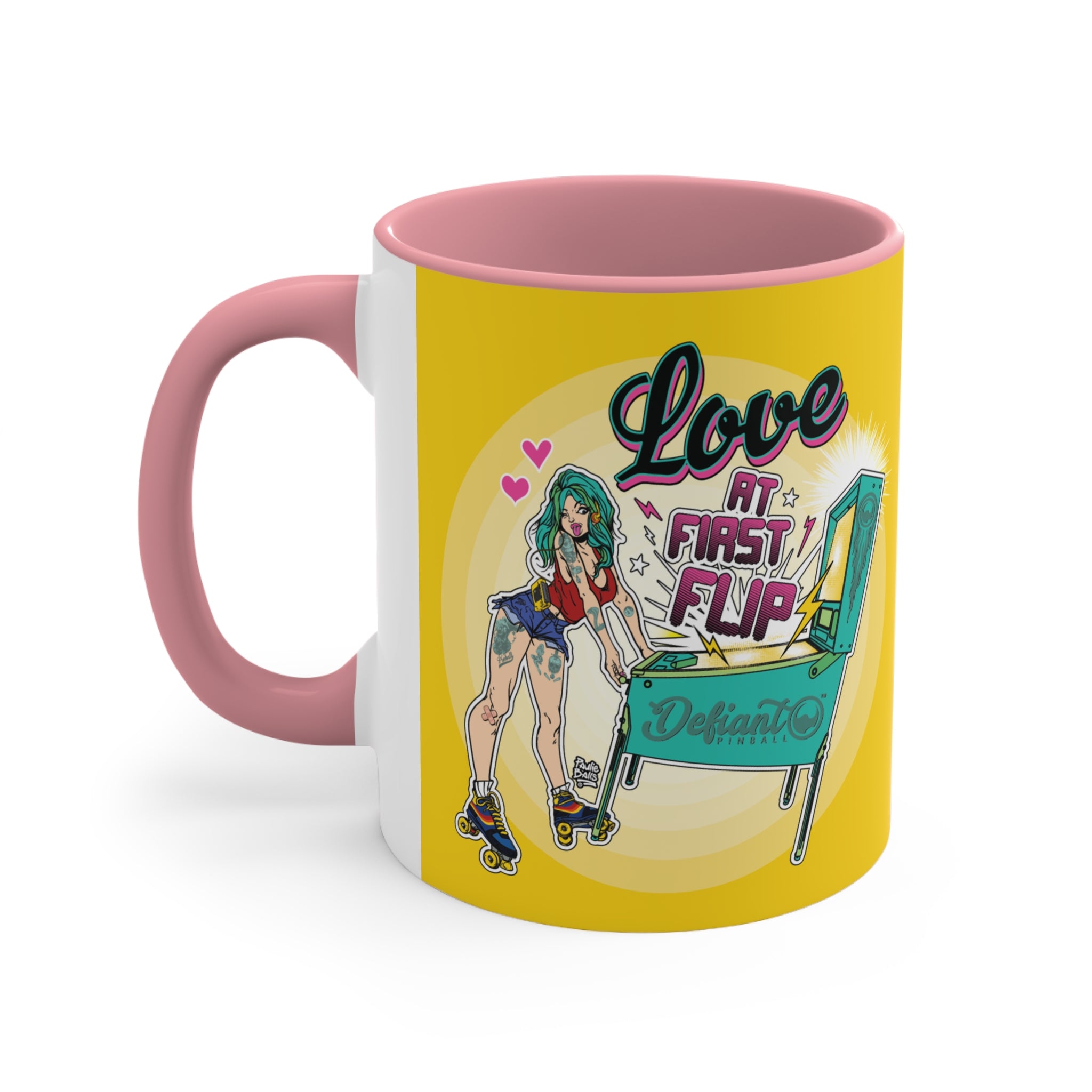 Love At First Flip - Accent Coffee Mug, 11oz