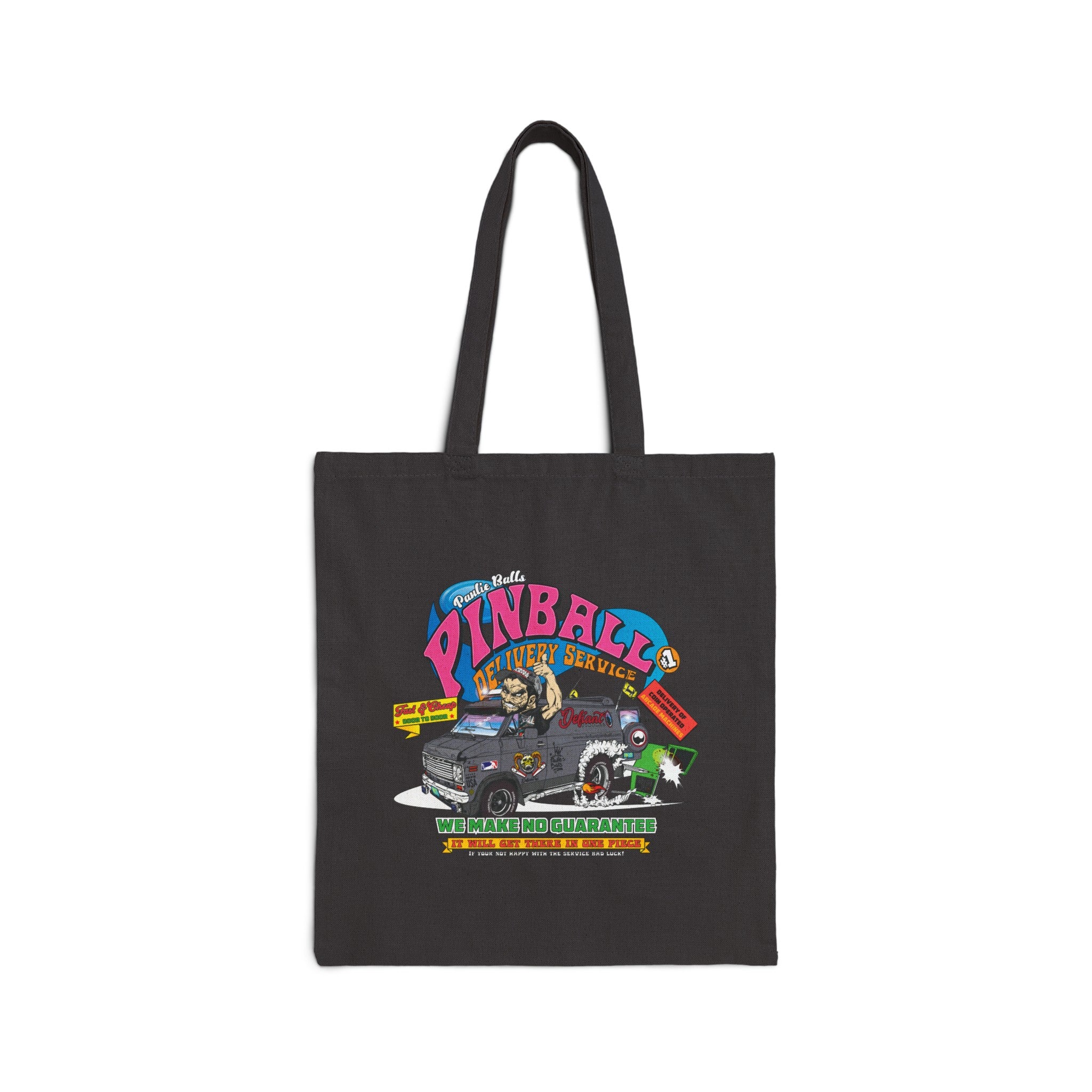 Pinball Delivery No Guarantee - Cotton Canvas Tote Bag