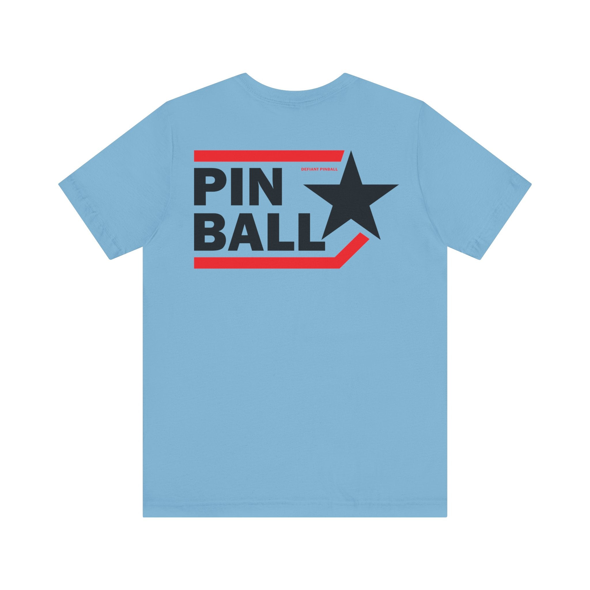 PINBALL Star - Front & Back Print Unisex Jersey Short Sleeve Tee