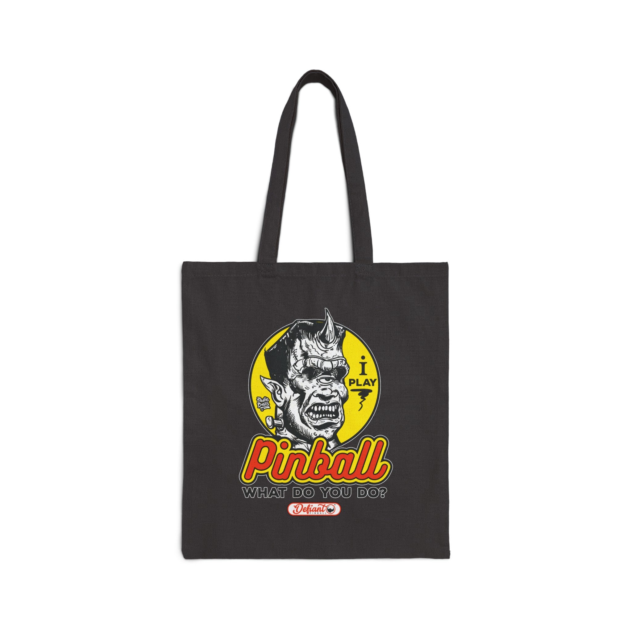 I Play Pinball What Do You Do? - Cotton Canvas Tote Bag