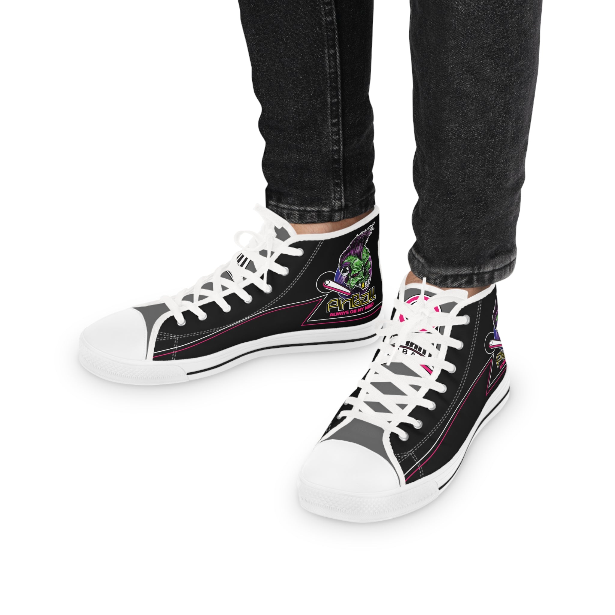 ALWAYS ON MY MIND - Men's High Top Sneakers