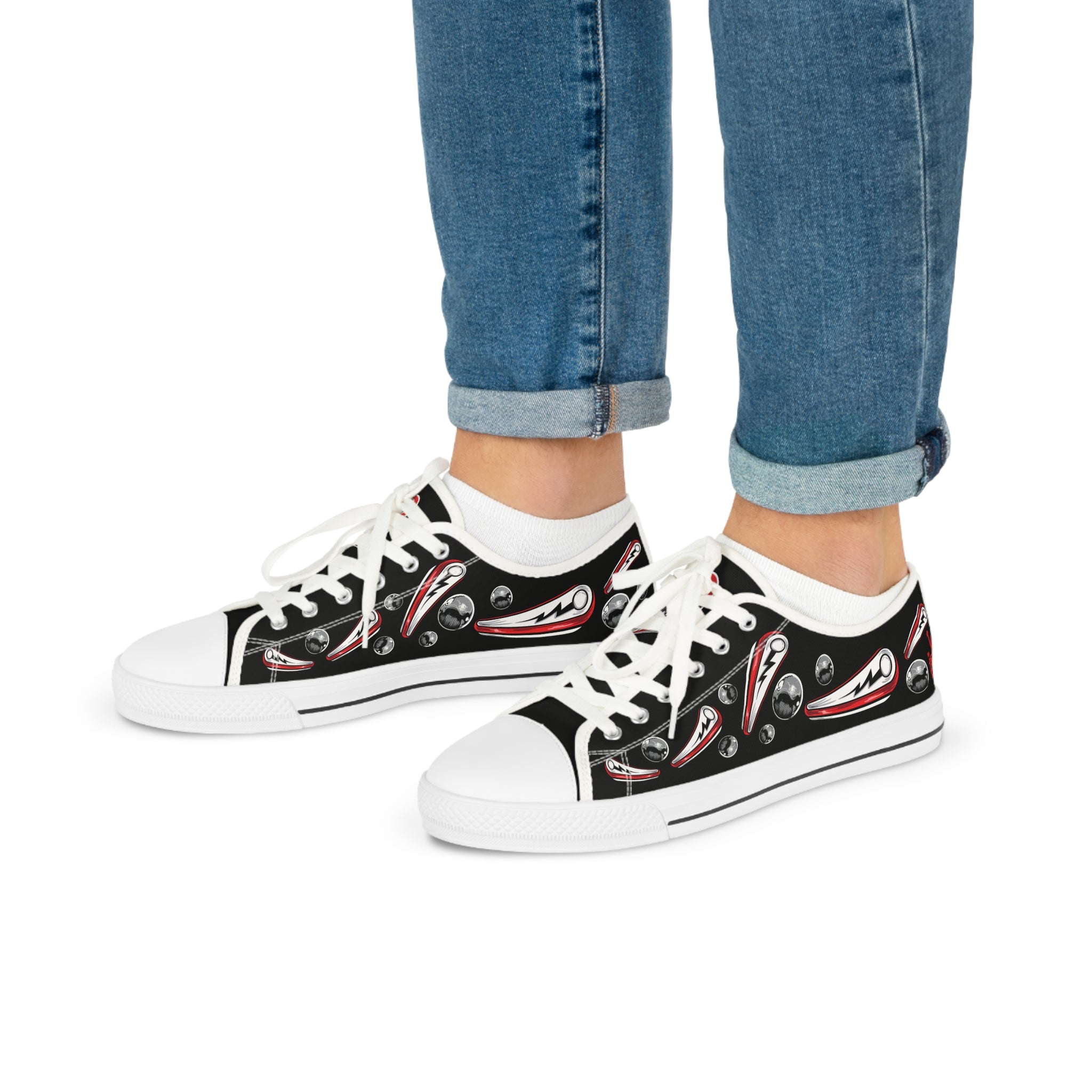 Flipper & Balls - Men's Low Top Sneakers