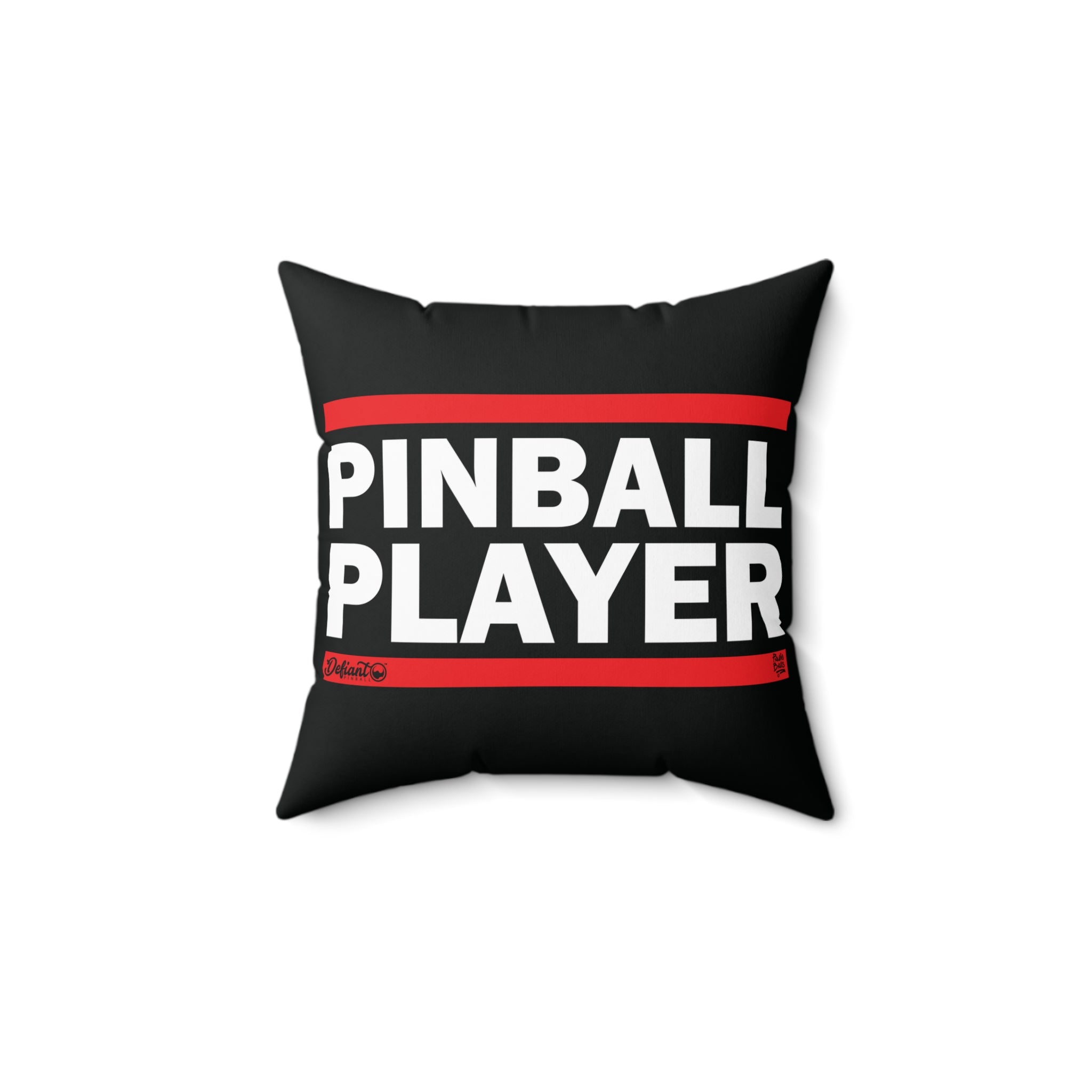 PINBALL PLAYER - Spun Polyester Square Pillow