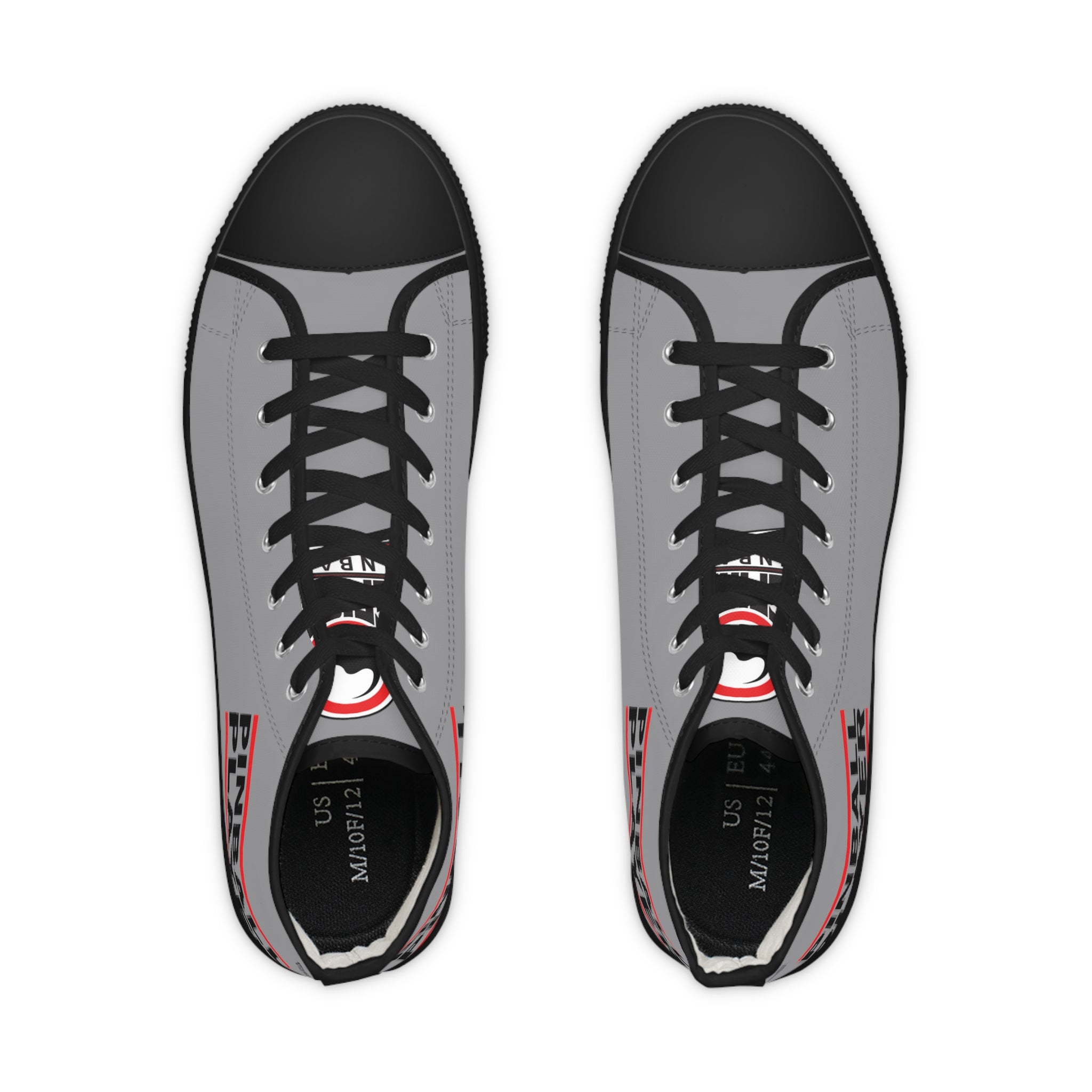 PINBALL PLAYER - Men's High Top Sneakers - Grey