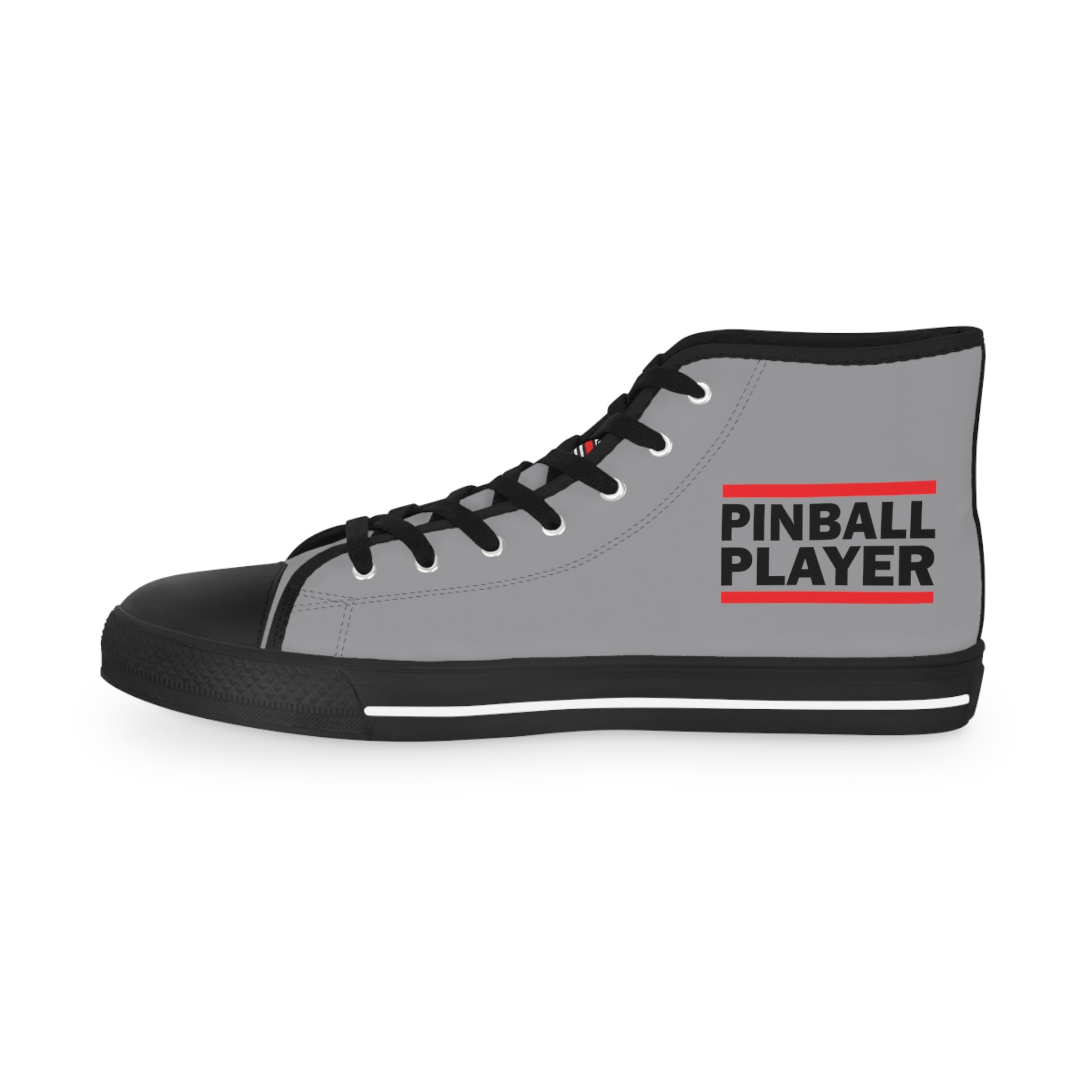 PINBALL PLAYER - Men's High Top Sneakers - Grey