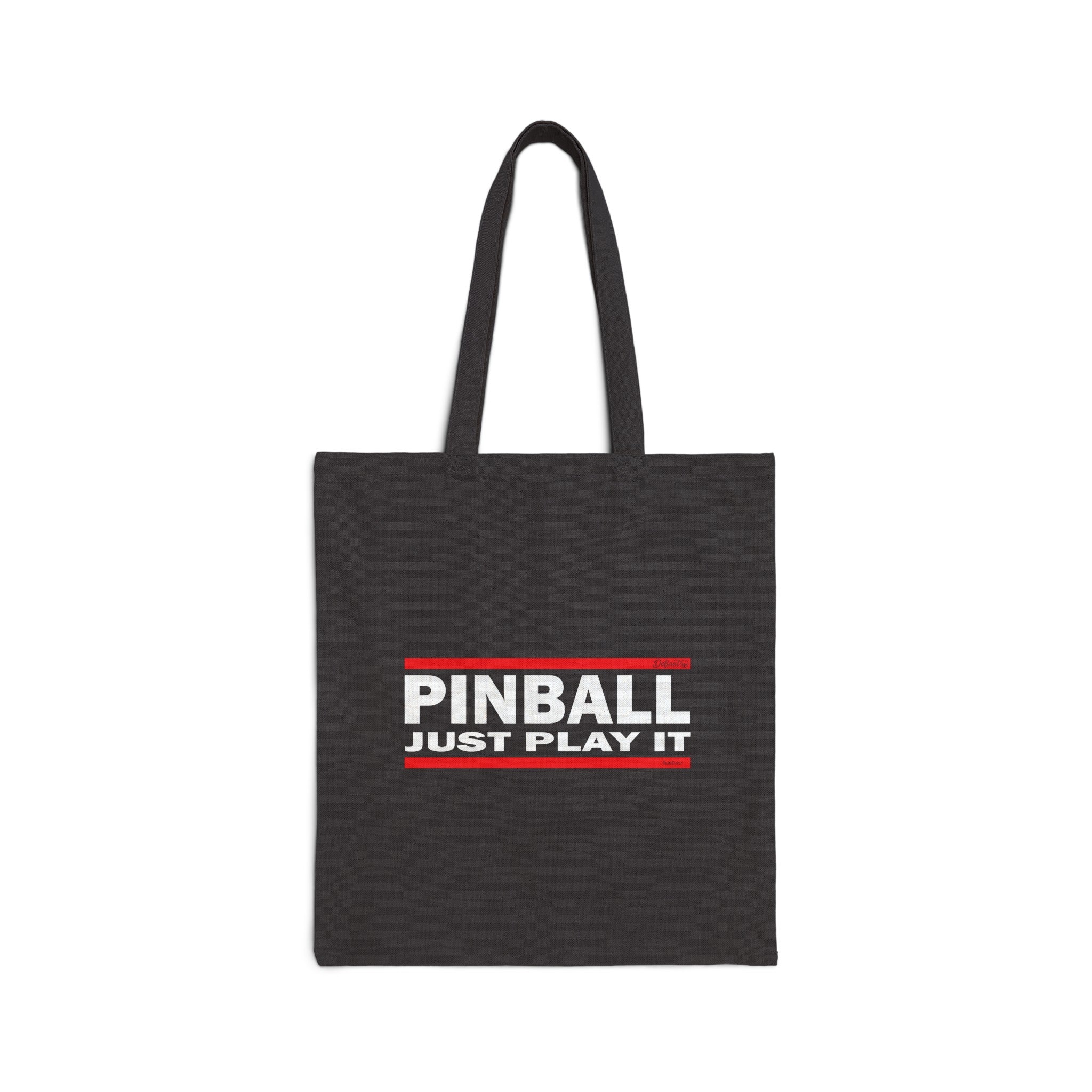 PINBALL JUST PLAY IT Version 2.1 - Cotton Canvas Tote Bag