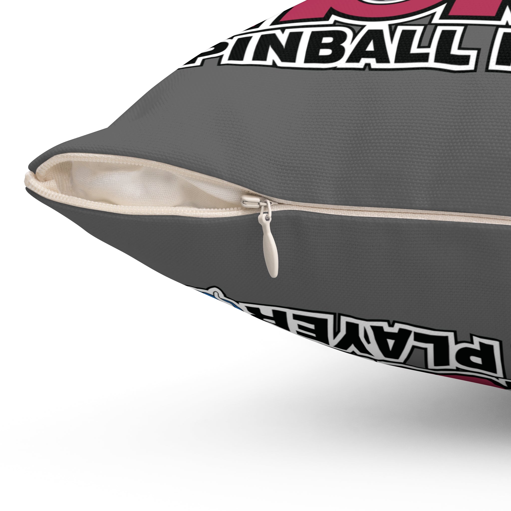 Horny Pinball Player - Spun Polyester Square Pillow