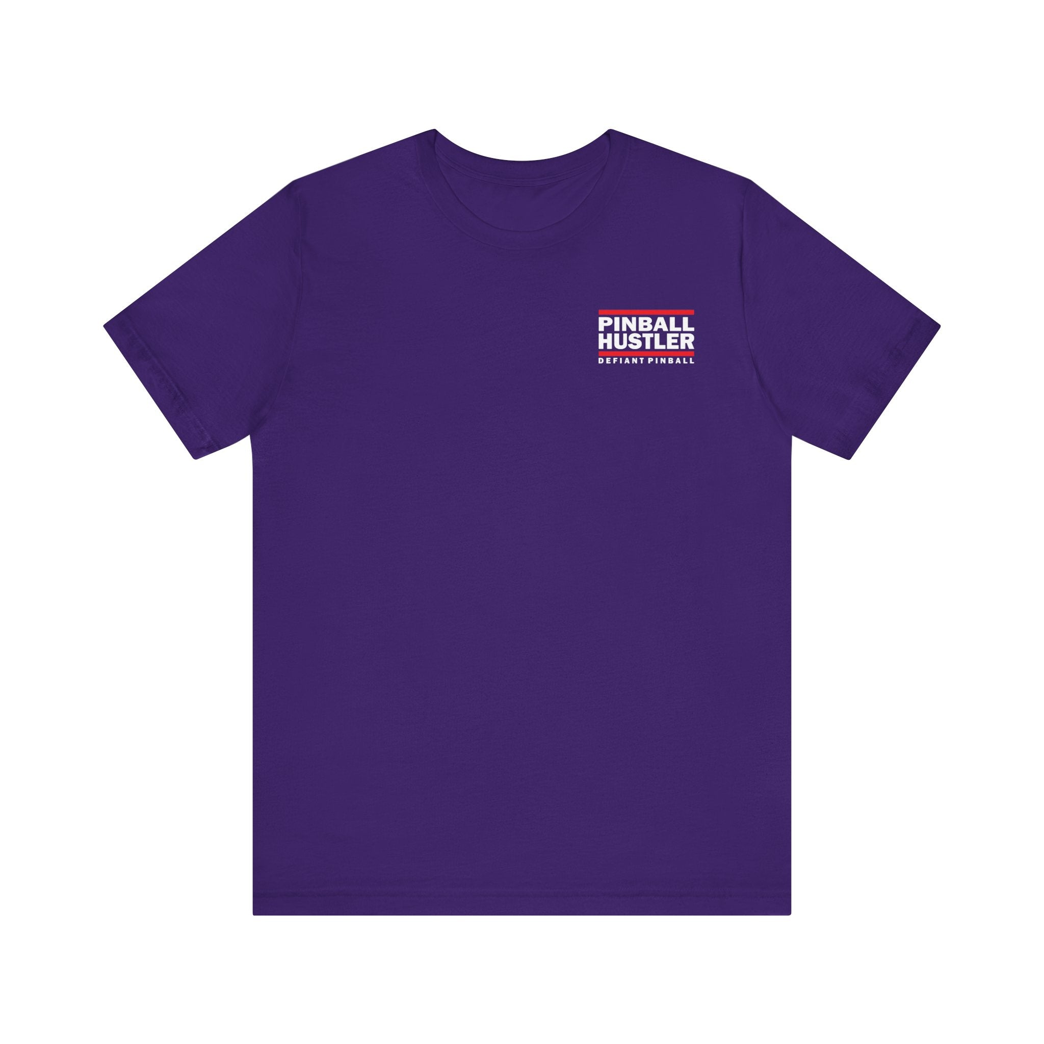 PINBALL HUSTLER - Front & Back Print Unisex Jersey Short Sleeve Tee