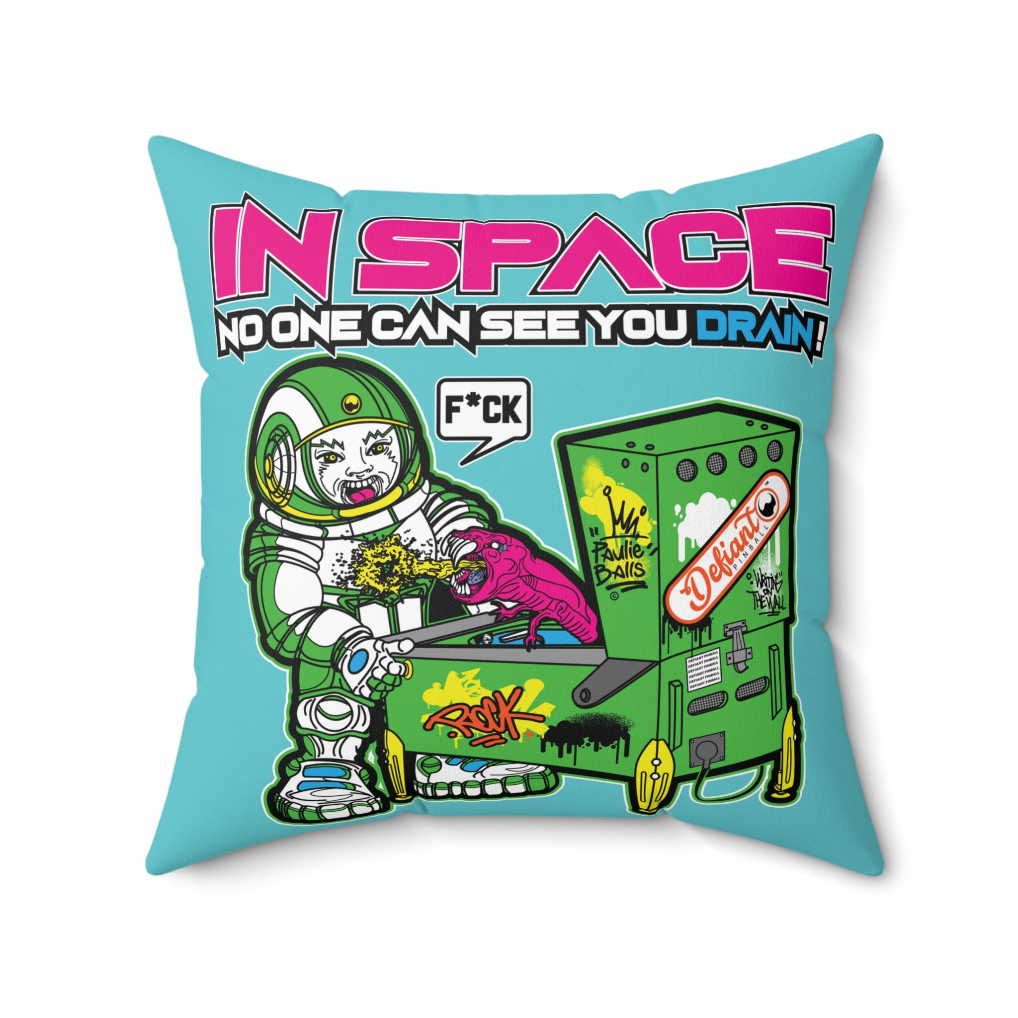 IN SPACE - Spun Polyester Square Pillow