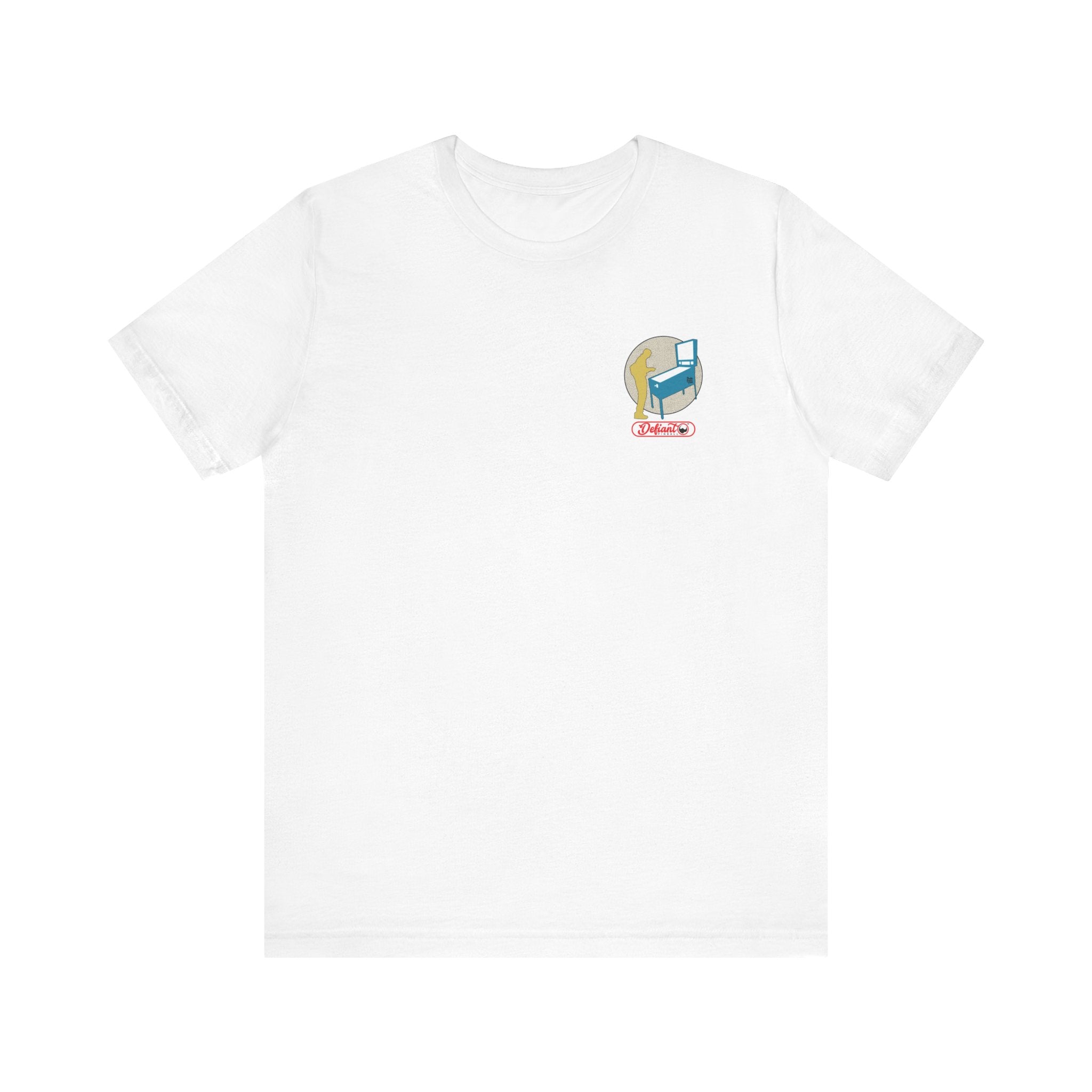 McLOVIN PINBALL - Front & Back Print Unisex Jersey Short Sleeve Tee