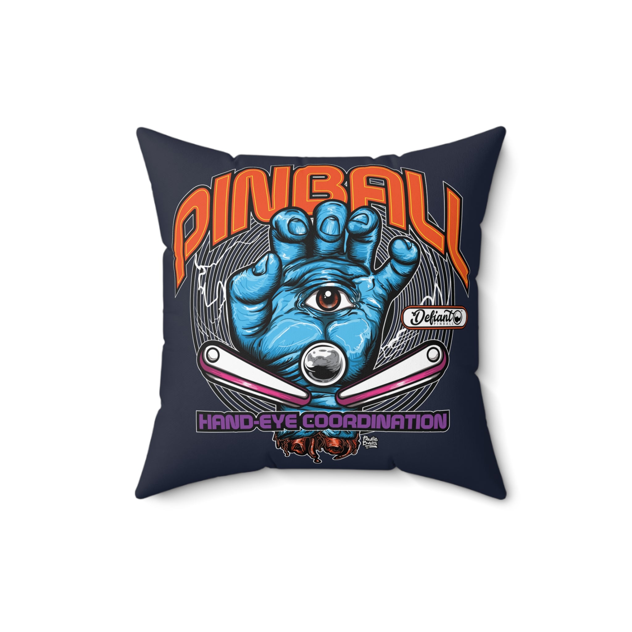 HAND - EYE COORDINATION - Spun Polyester Square Pillow