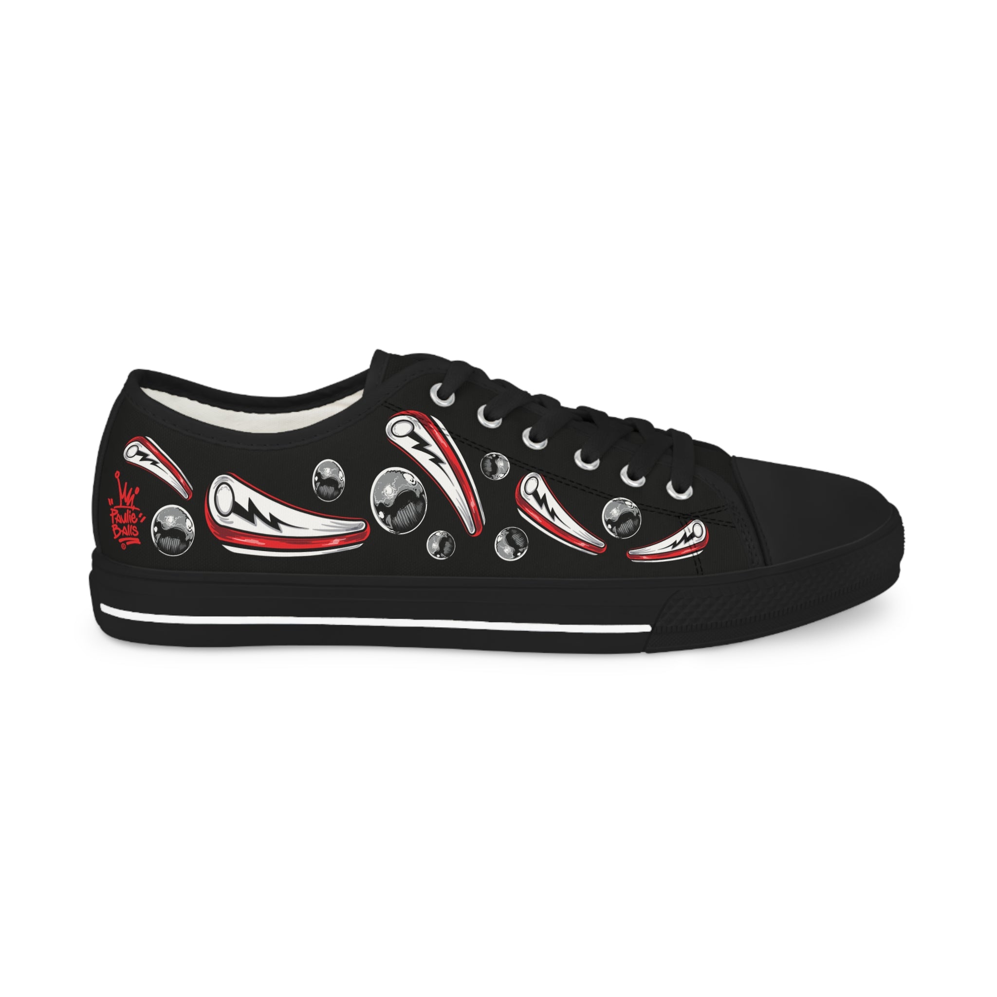 Flipper & Balls - Men's Low Top Sneakers
