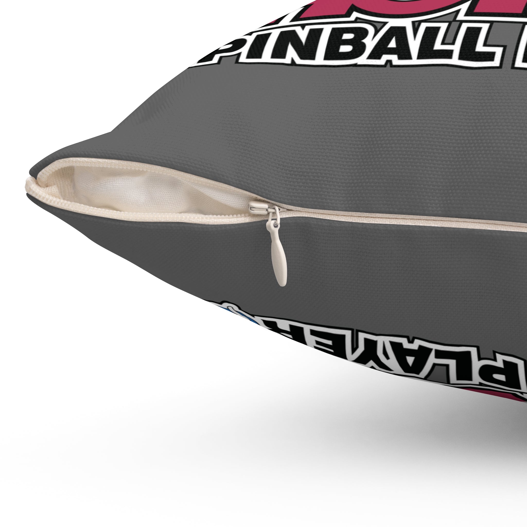 Horny Pinball Player - Spun Polyester Square Pillow