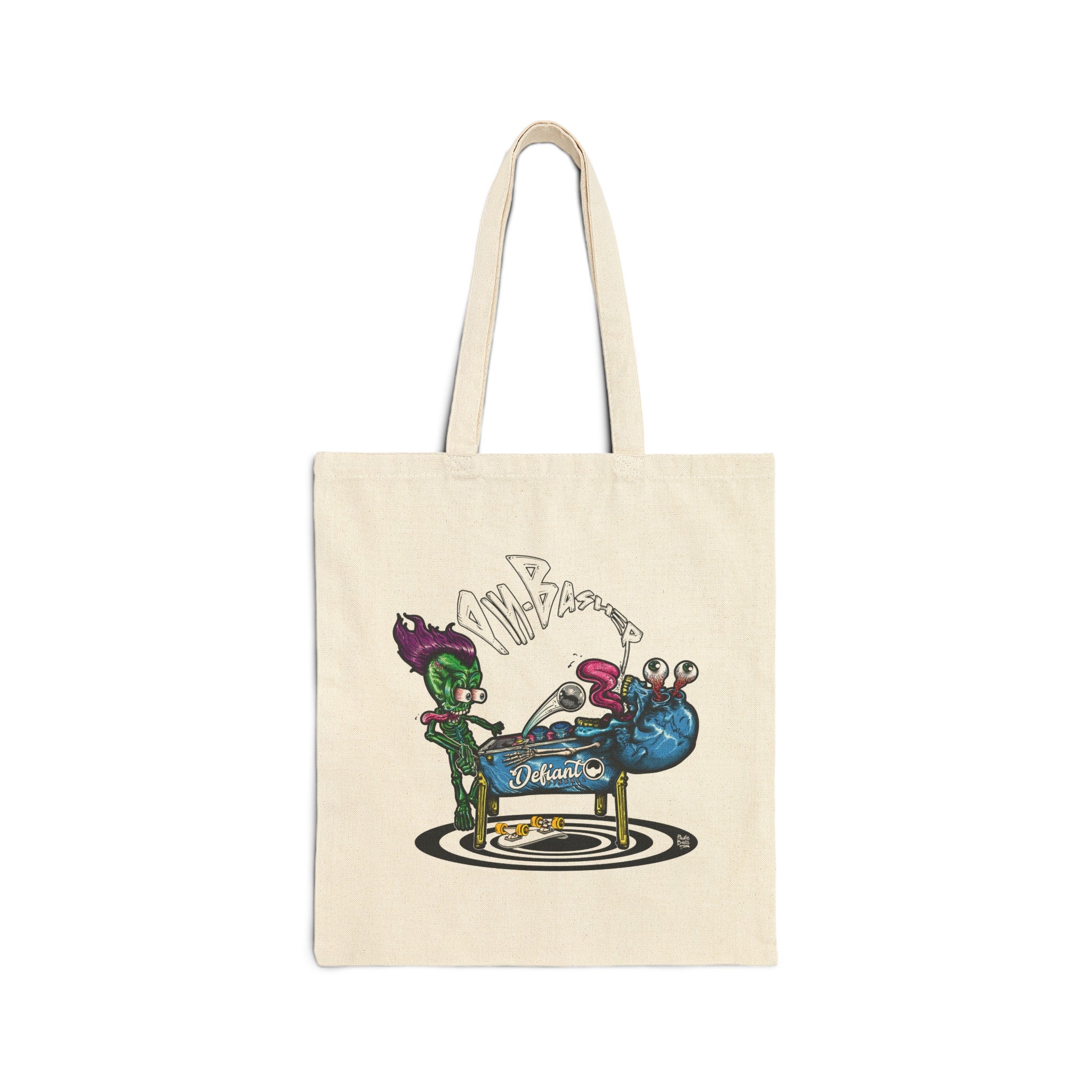PIN - BASHER - Cotton Canvas Tote Bag