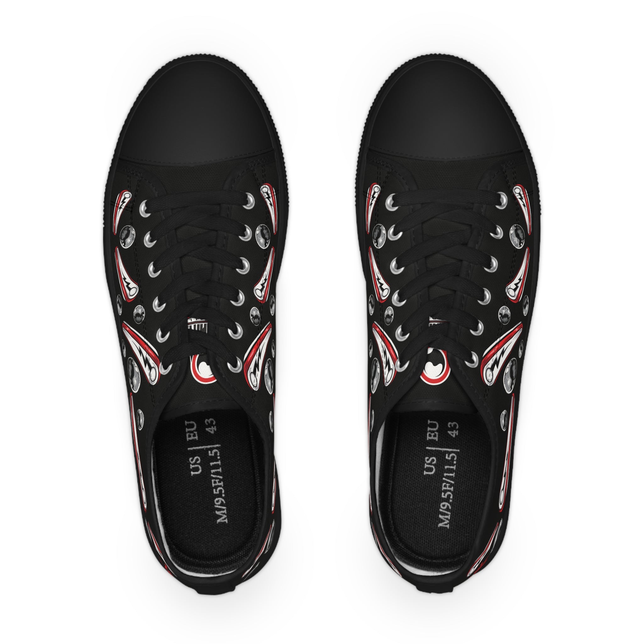 Flipper & Balls - Men's Low Top Sneakers