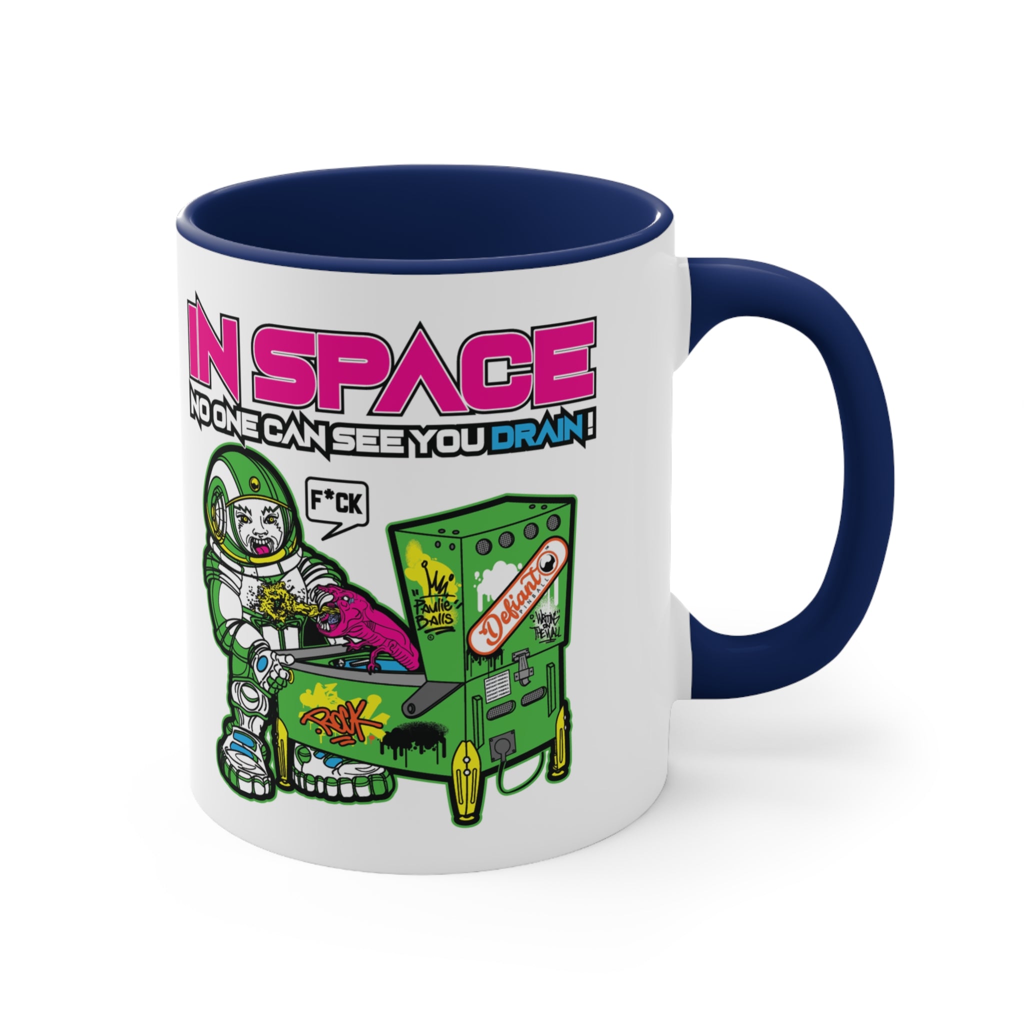 IN SPACE - Accent Coffee Mug, 11oz