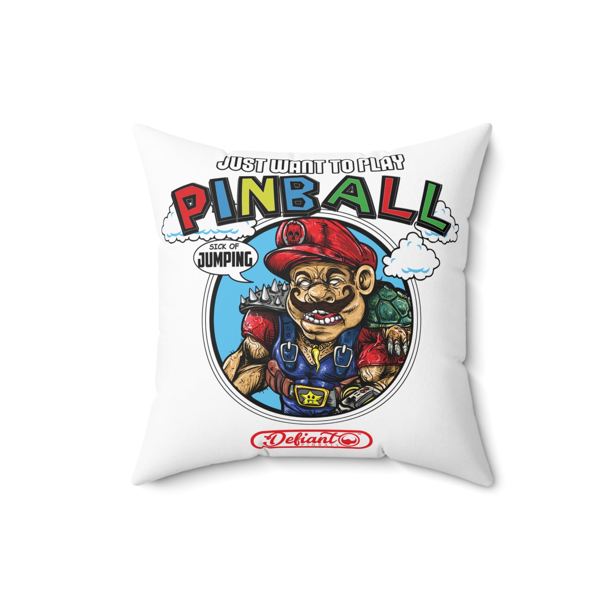 SICK OF JUMPING - Spun Polyester Square Pillow