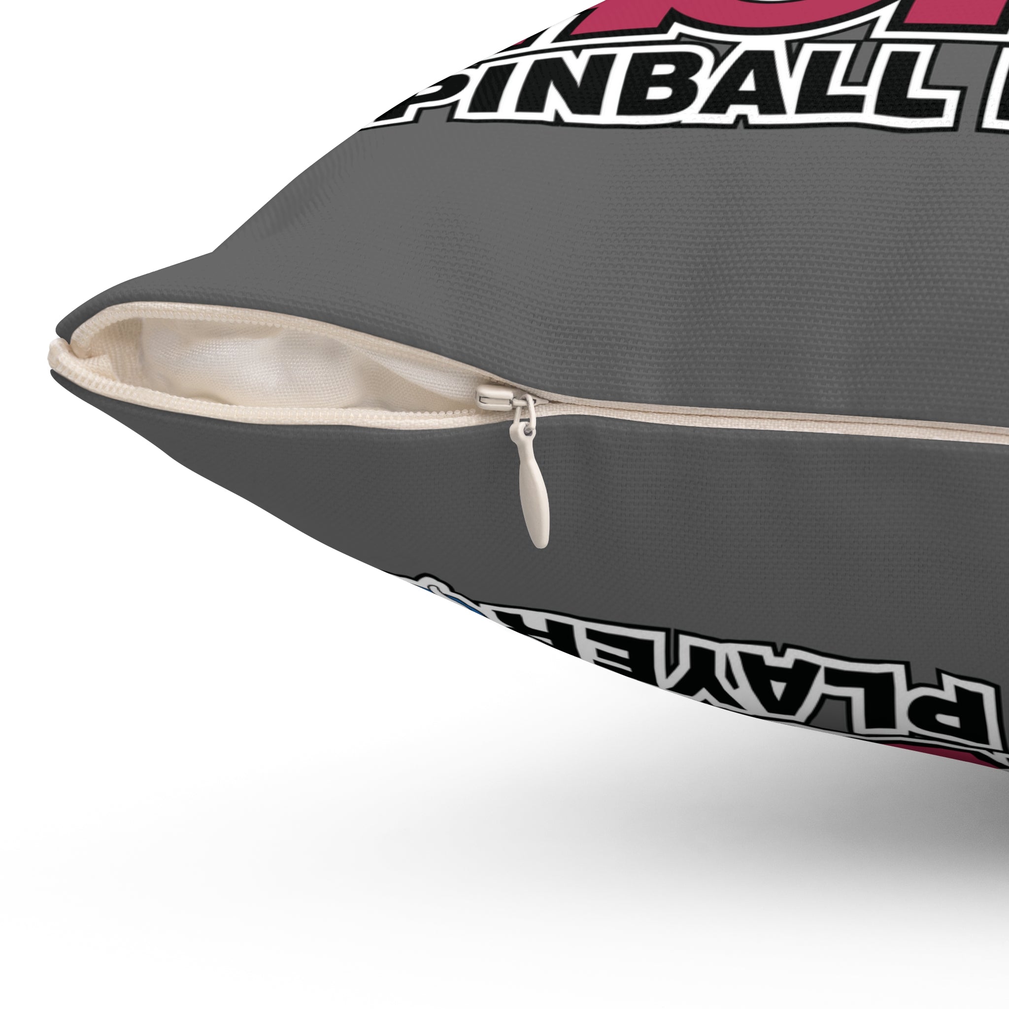 Horny Pinball Player - Spun Polyester Square Pillow