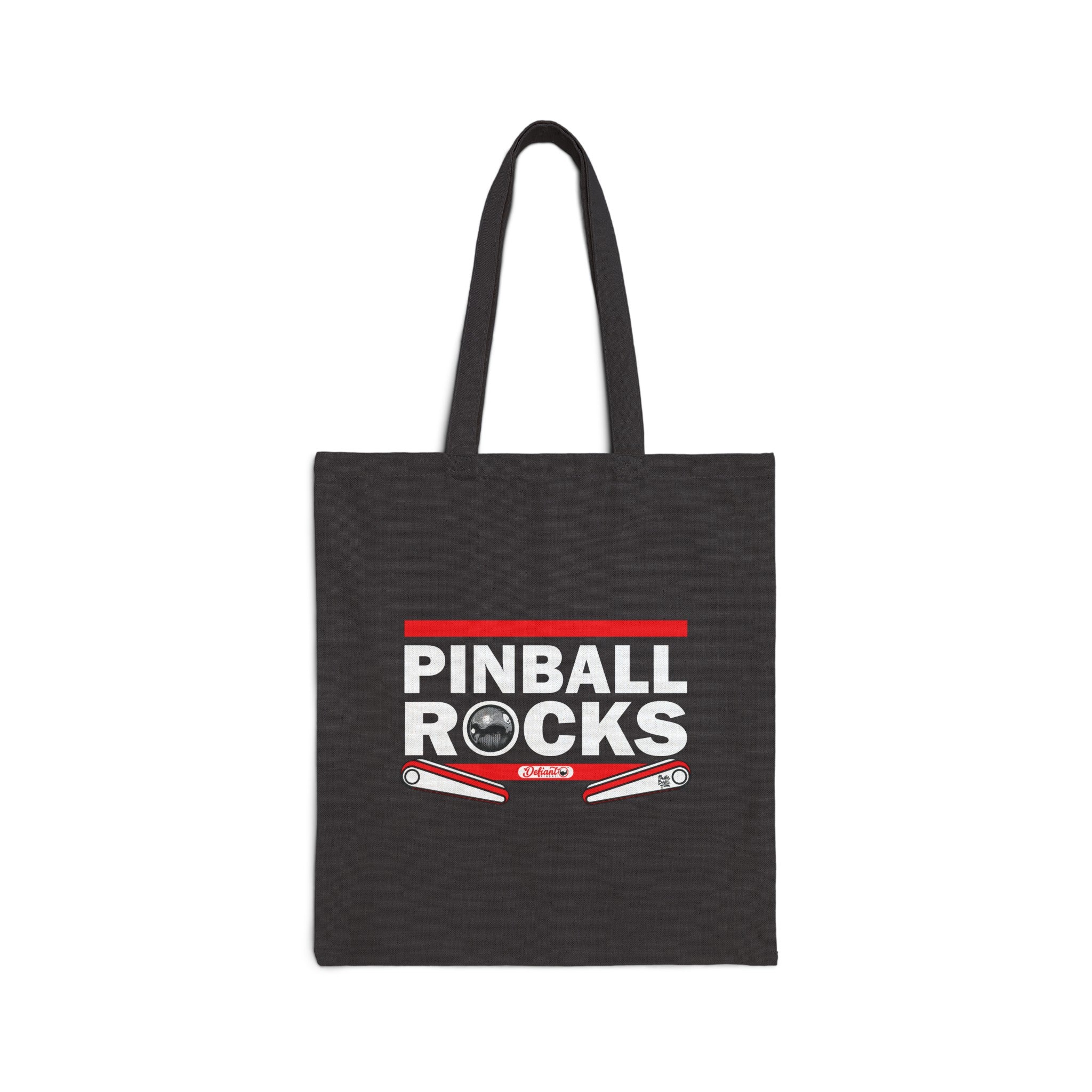 PINBALL ROCKS THE DMC - Cotton Canvas Tote Bag