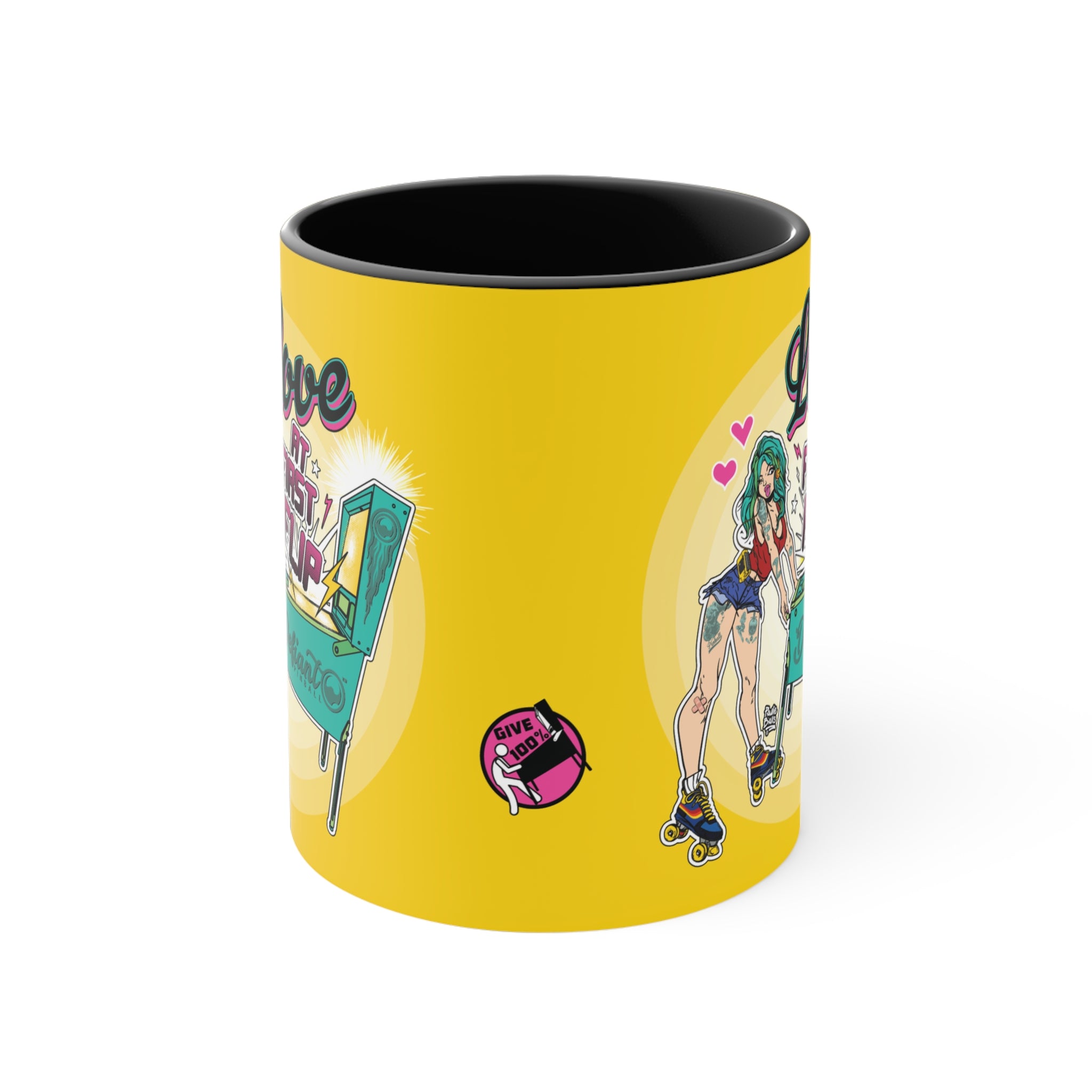 Love At First Flip - Accent Coffee Mug, 11oz