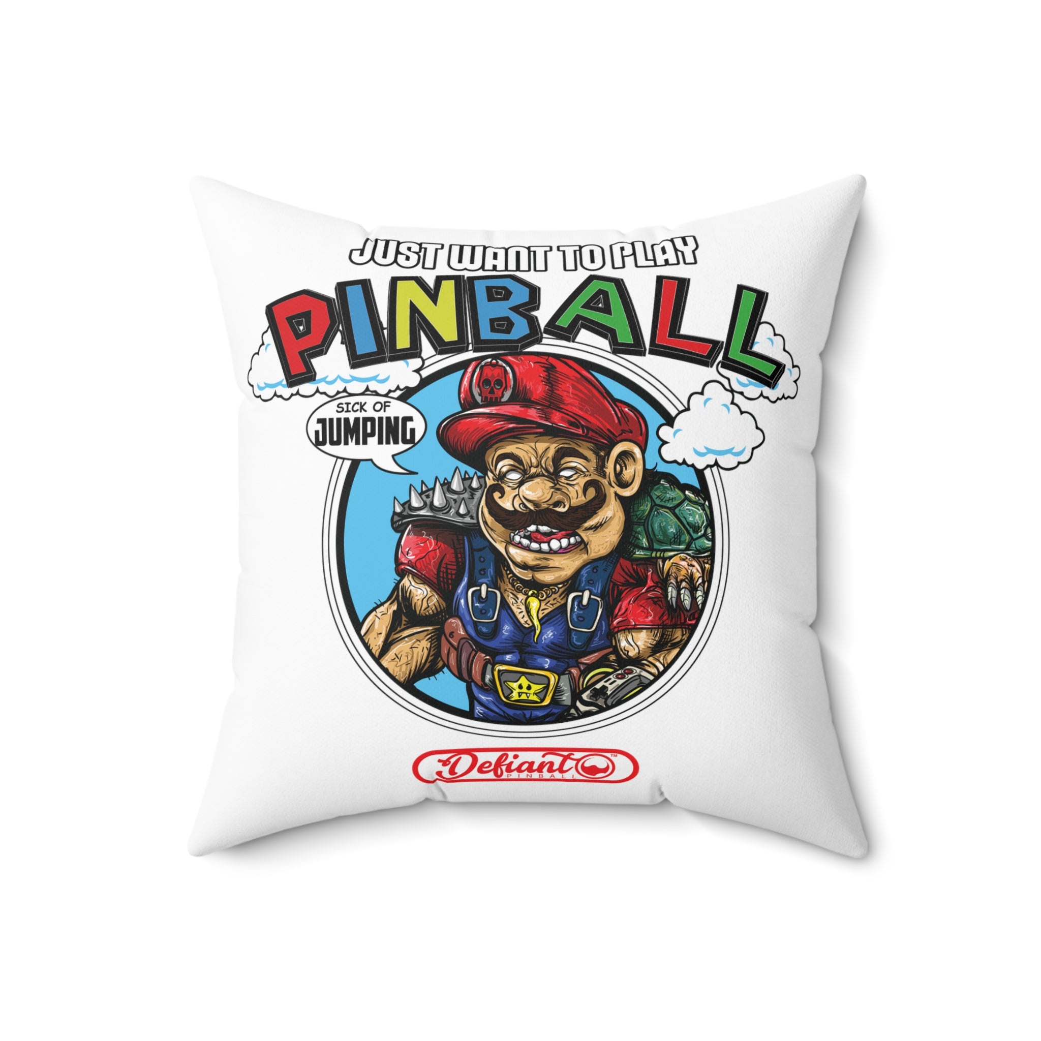 SICK OF JUMPING - Spun Polyester Square Pillow