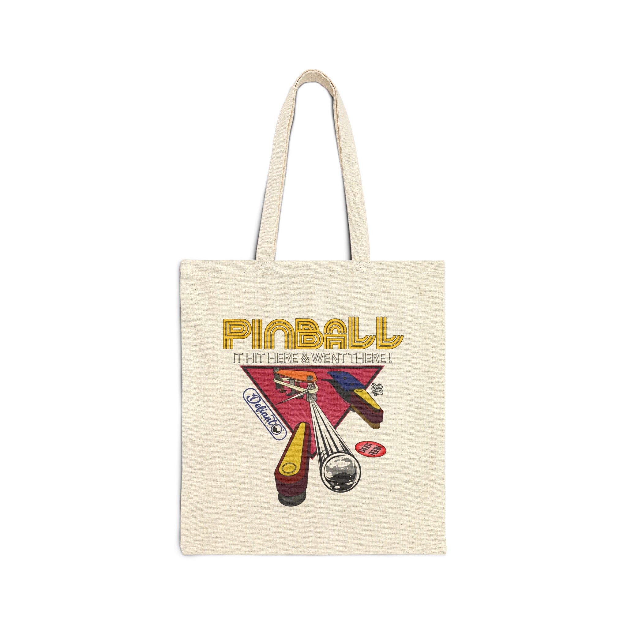 IT HIT HERE & WENT THERE - Cotton Canvas Tote Bag