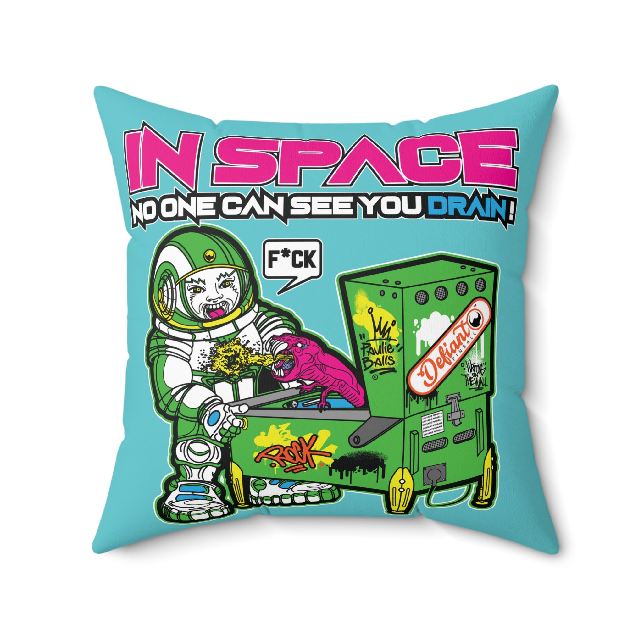 IN SPACE - Spun Polyester Square Pillow
