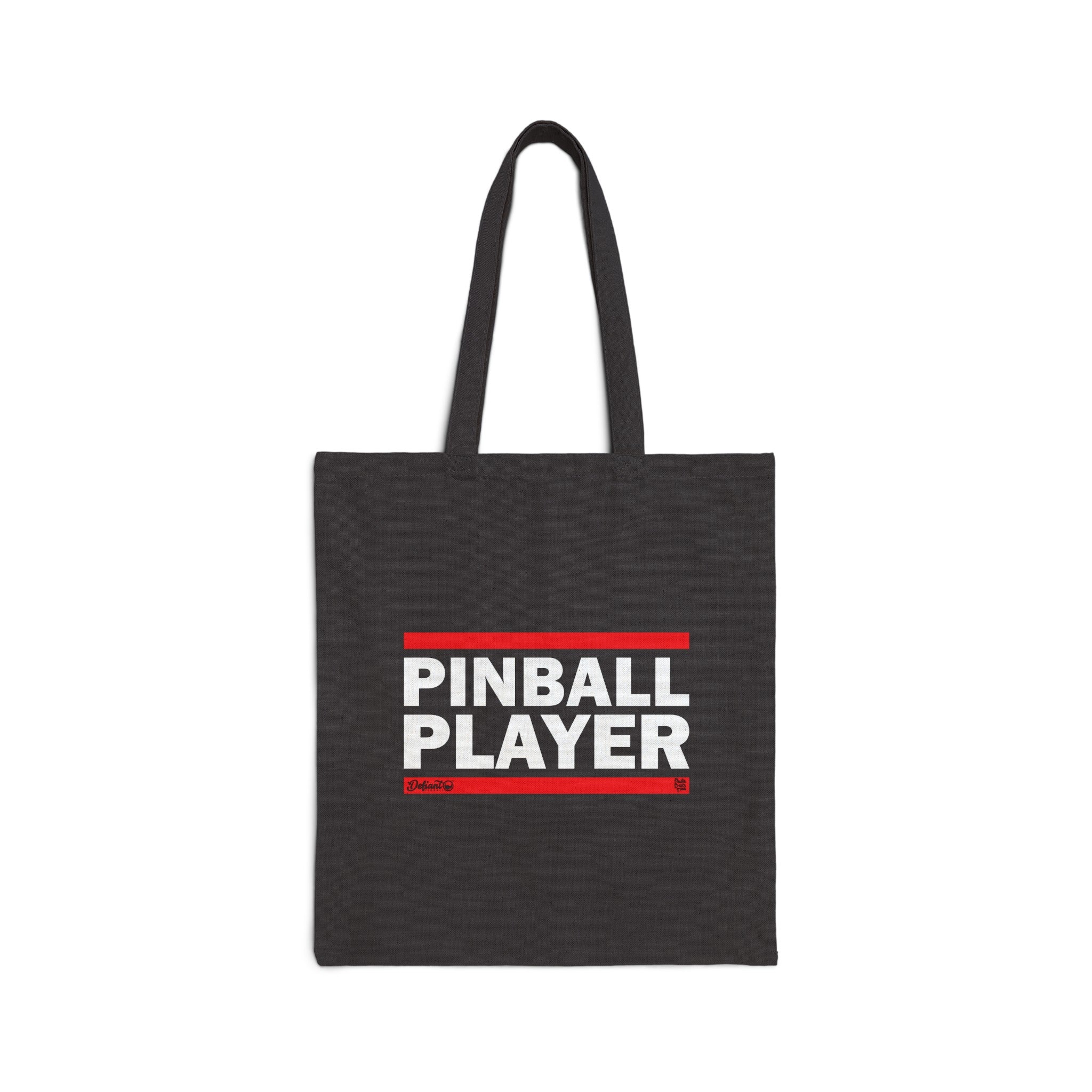 PINBALL PLAYER - Cotton Canvas Tote Bag