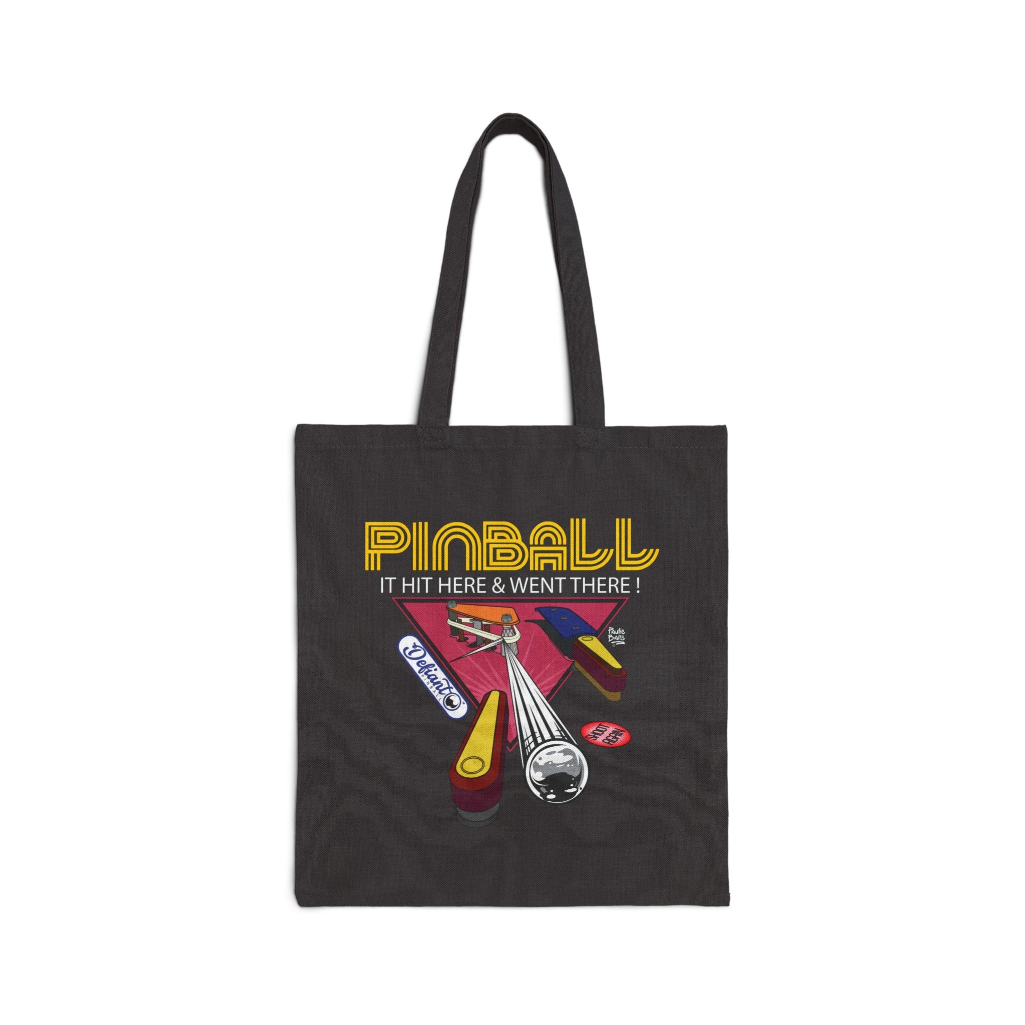 IT HIT HERE & WENT THERE - Cotton Canvas Tote Bag
