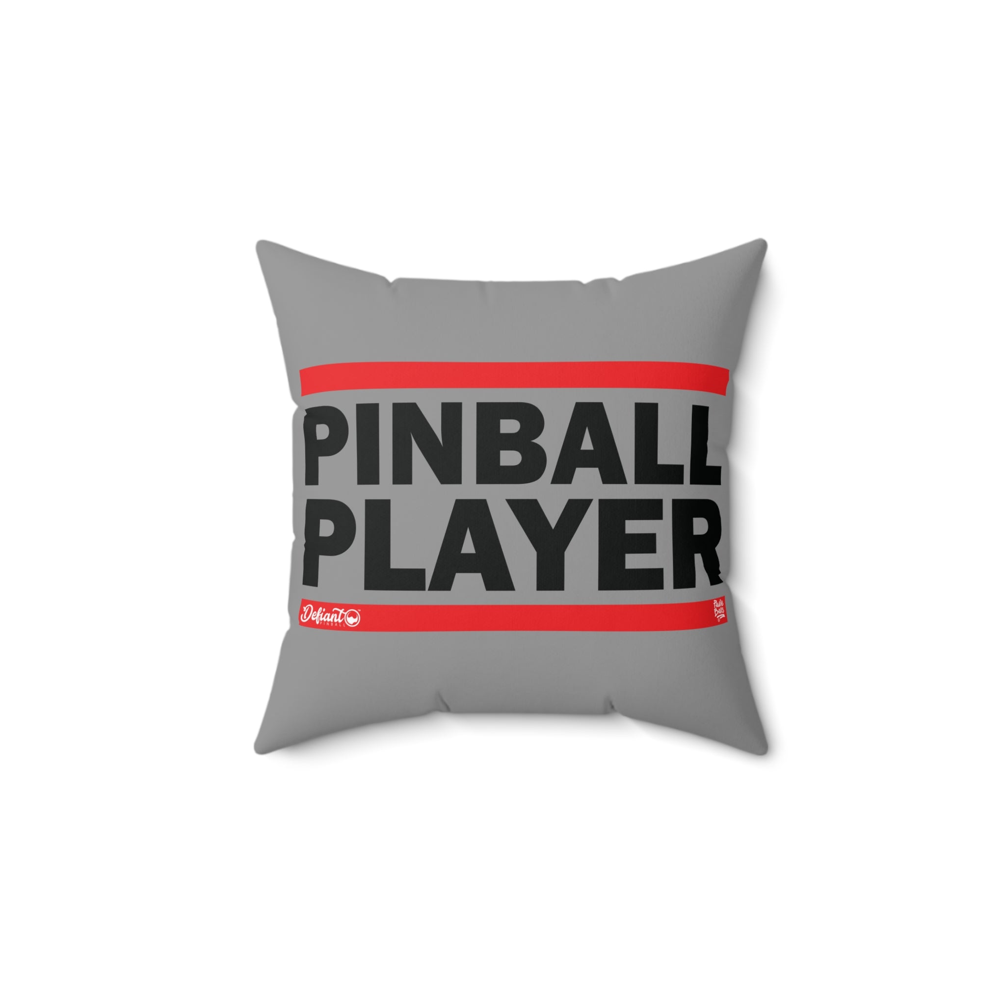 PINBALL PLAYER - Spun Polyester Square Pillow