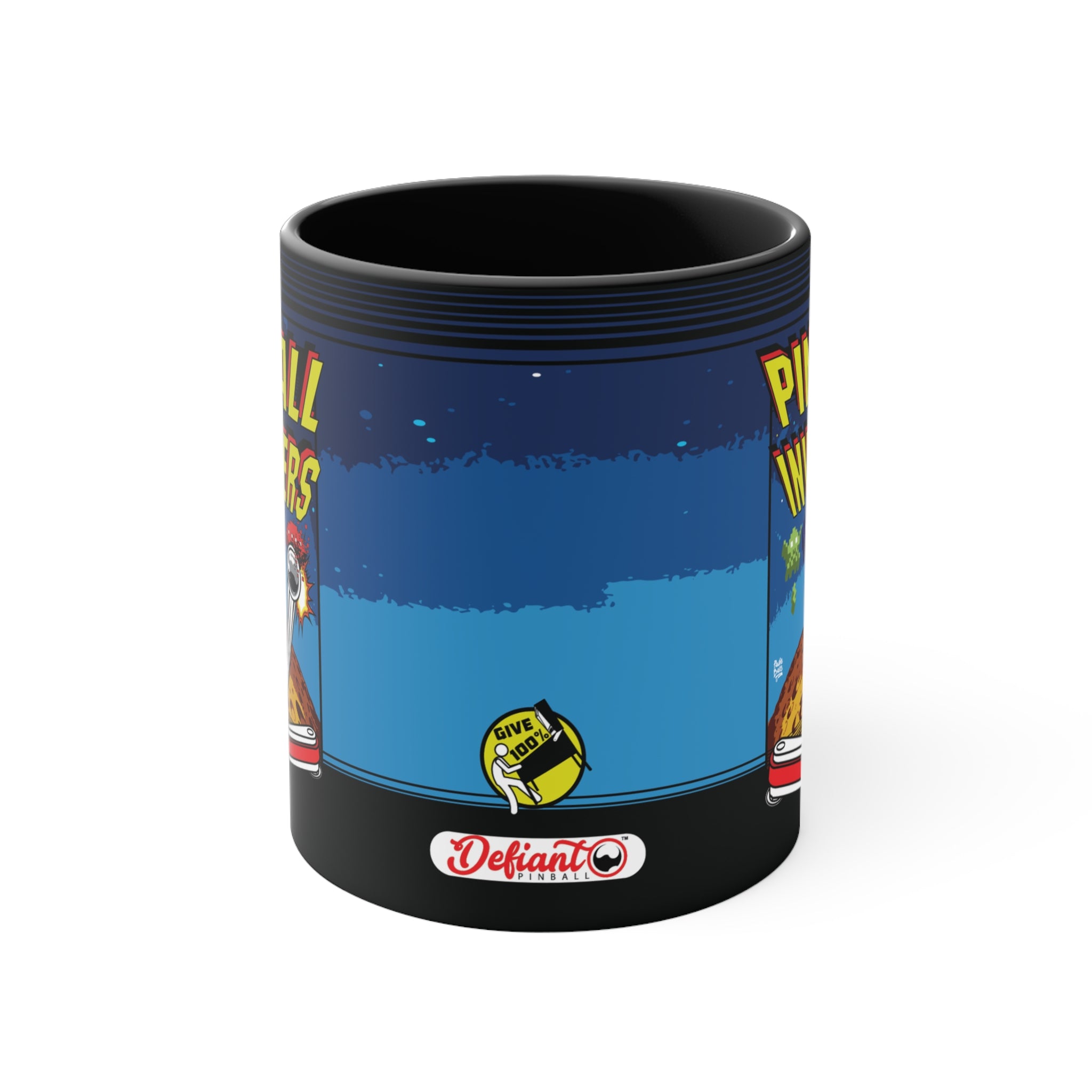 PINBALL INVADERS - Accent Coffee Mug, 11oz