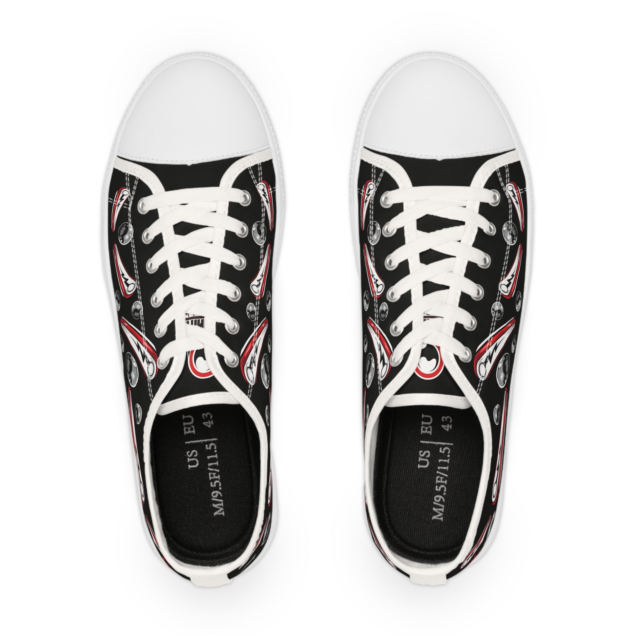 Flipper & Balls - Men's Low Top Sneakers