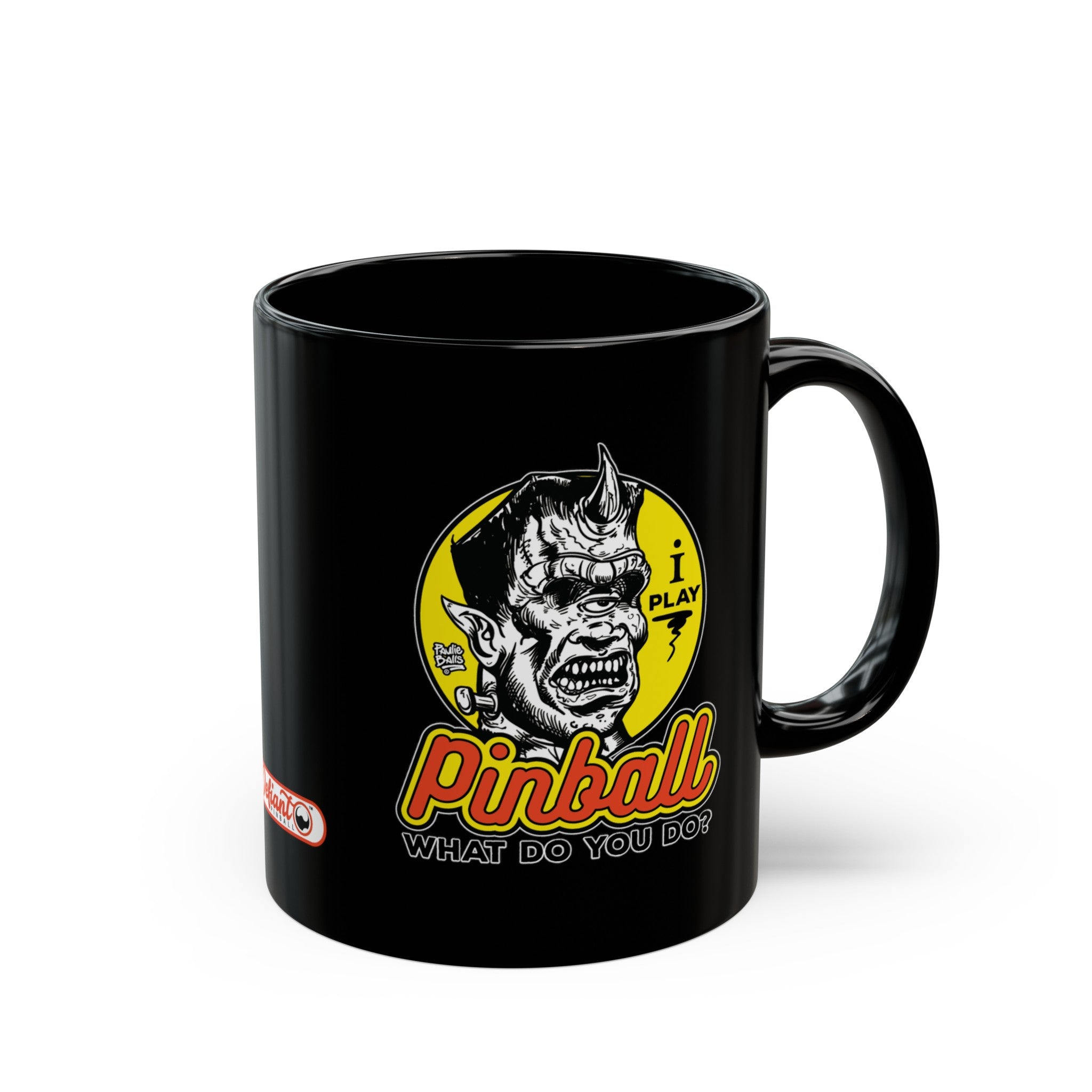 I Play Pinball What Do You Do? - Black Mug (11oz, 15oz)