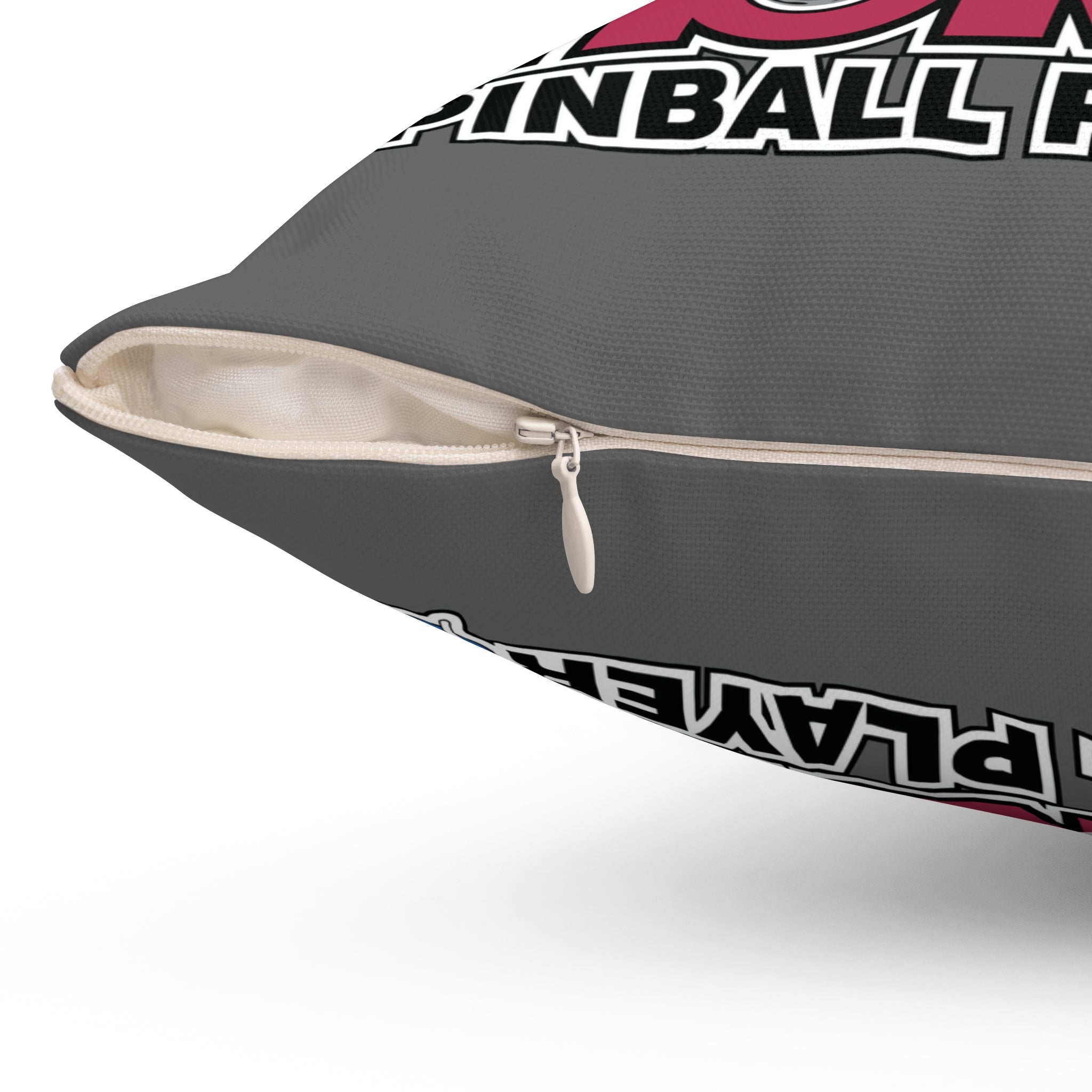 Horny Pinball Player - Spun Polyester Square Pillow