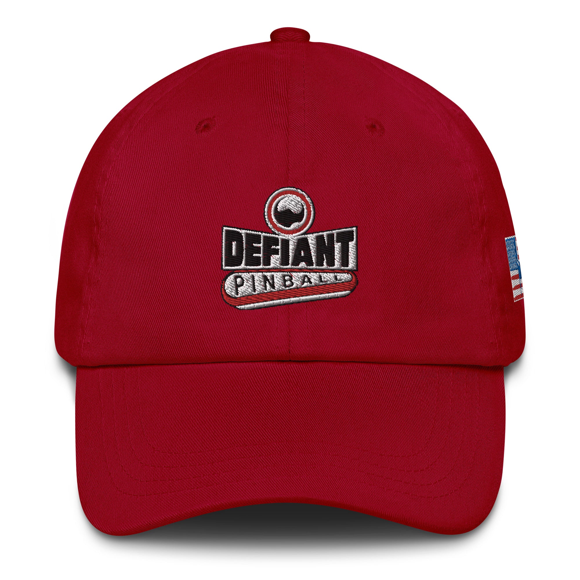 Defiant Pinball Apron Shield logo - Dad hat - Premium