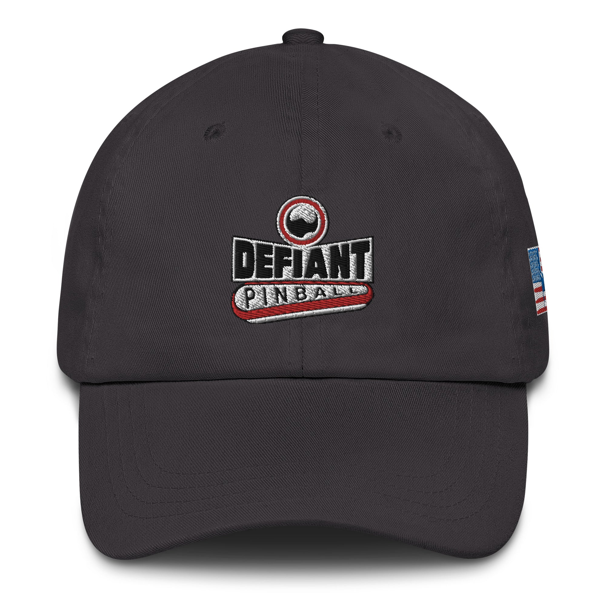 Defiant Pinball Apron Shield logo - Dad hat - Premium