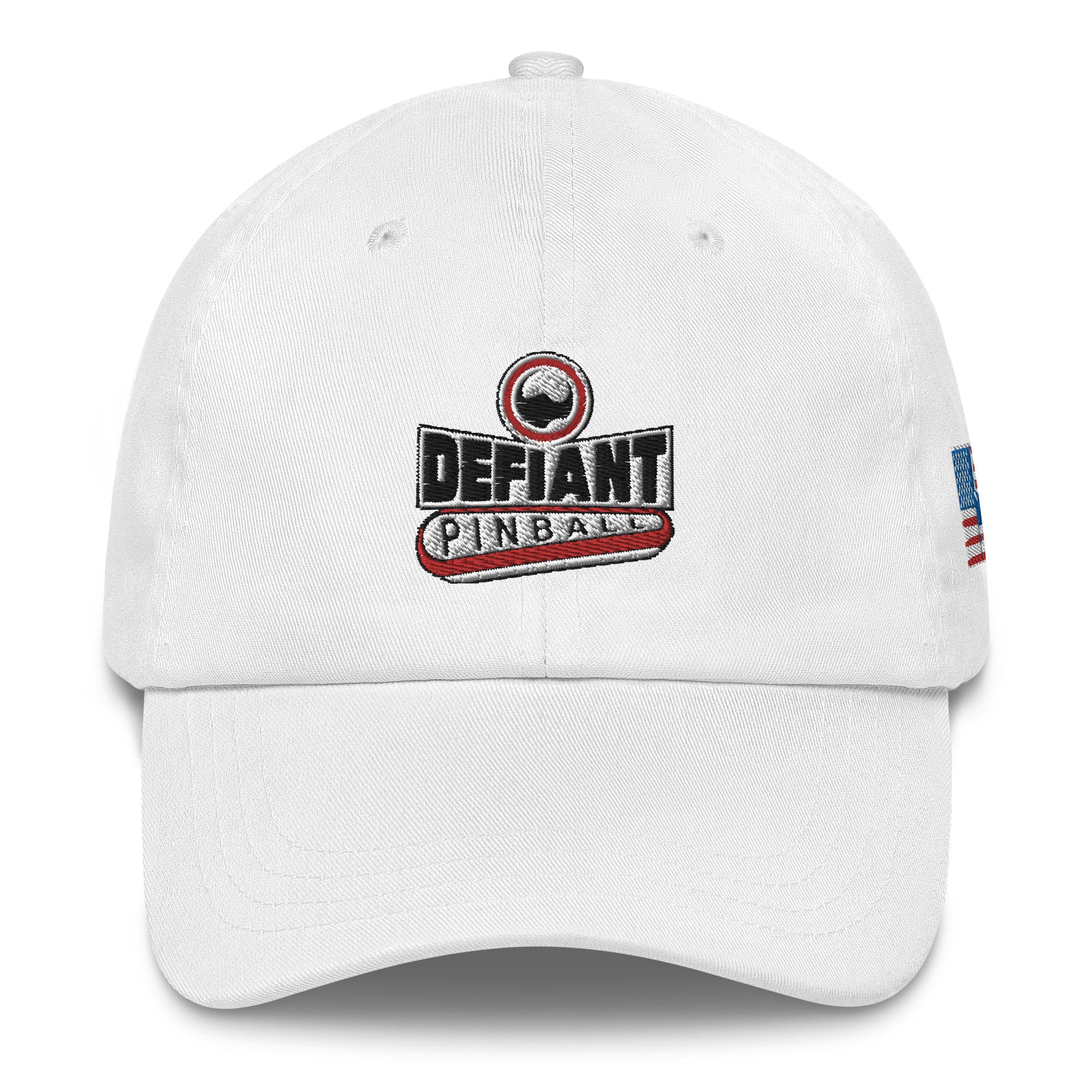Defiant Pinball Apron Shield logo - Dad hat - Premium